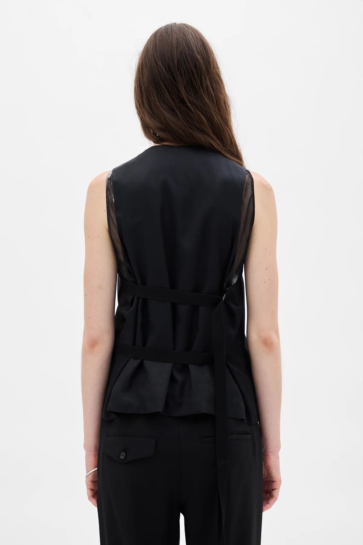 Ann Demeulemeester Ann Demeulemeester "Charlotte" Classic Waistcoat Size XS / US 0-2 / IT 36-38 - 8 Thumbnail