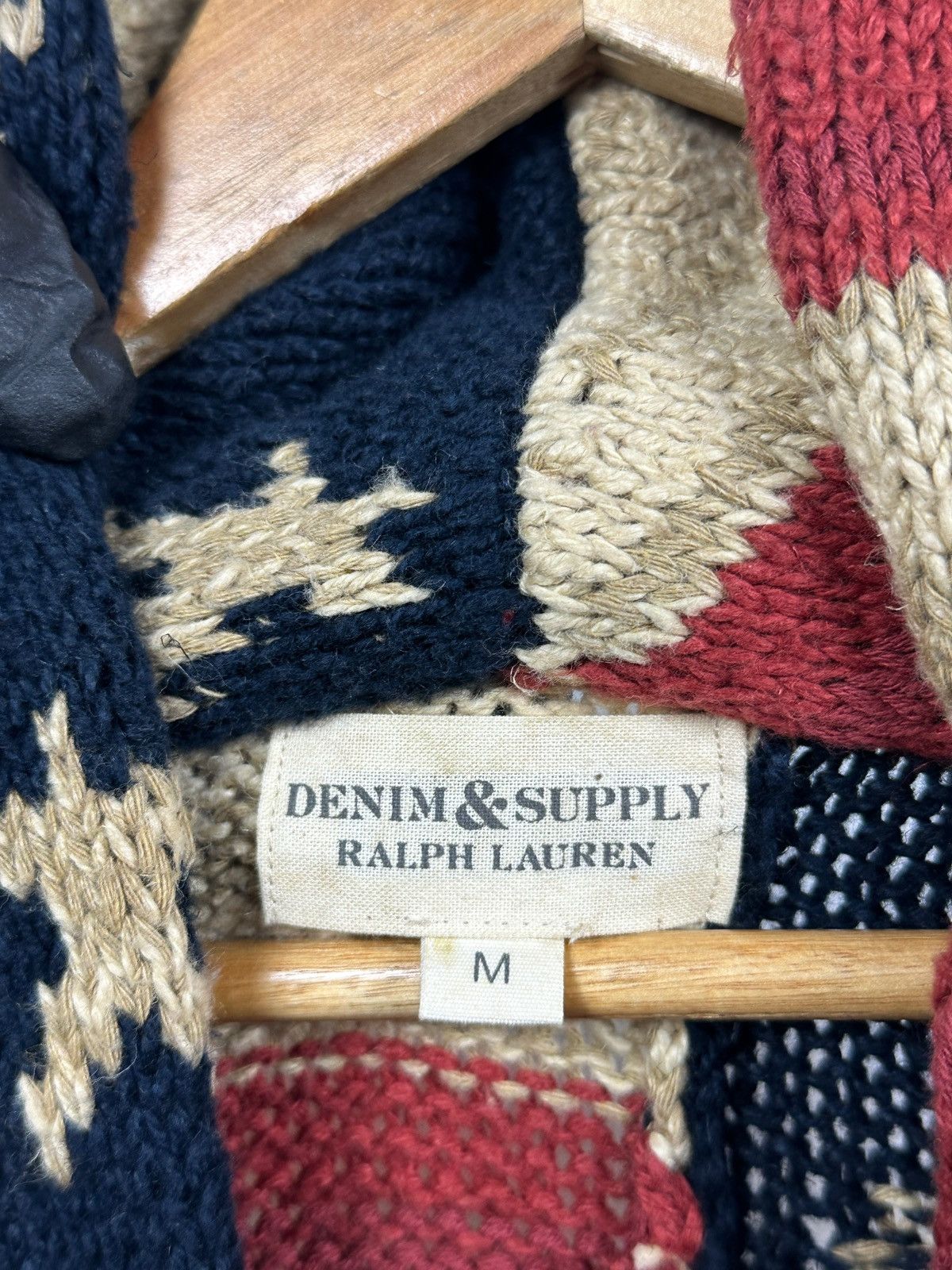 Denim & Supply Ralph Lauren Ralph Lauren Denim Supply USA Flag Knit Shawl Cardigan Size US M / EU 48-50 / 2 - 23 Thumbnail