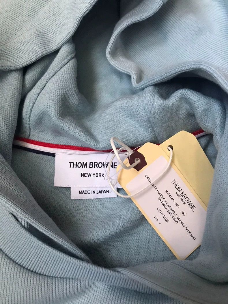 Thom Browne Thom Browne size4 Classic four-barrel hooded sweater made o Size US XL / EU 56 / 4 - 4 Thumbnail