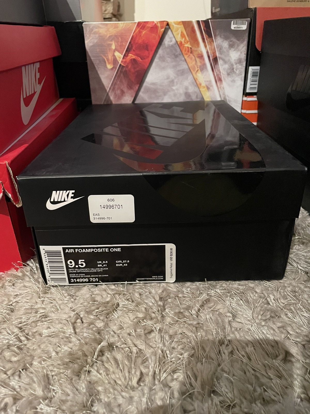 Nike Nike Air Foamposite One Wu Tang Size US 9.5 / EU 42-43 - 8 Thumbnail