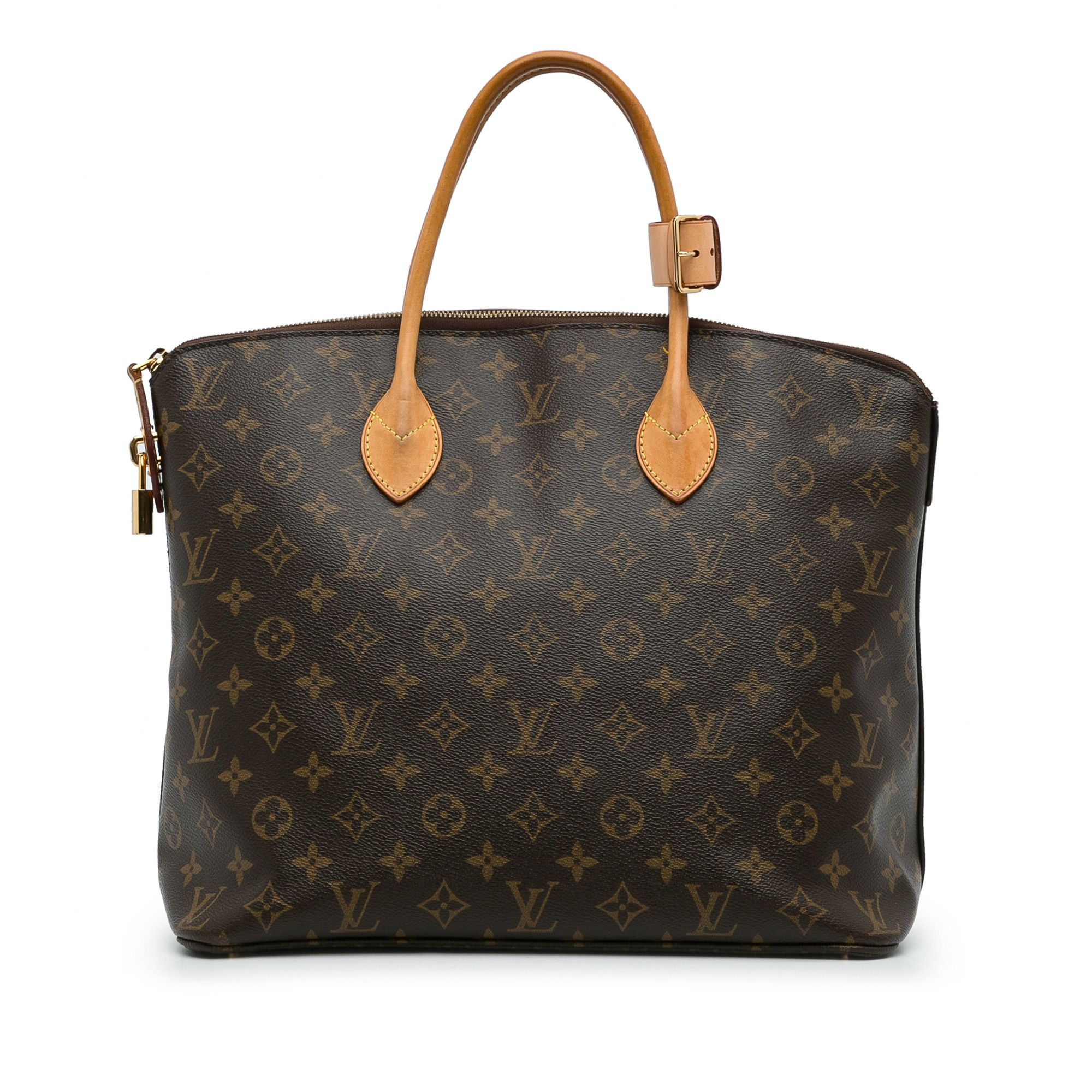 LOUIS VUITTON Monogram Mini Lucille GM Tote Bag Red M92677 LV Auth