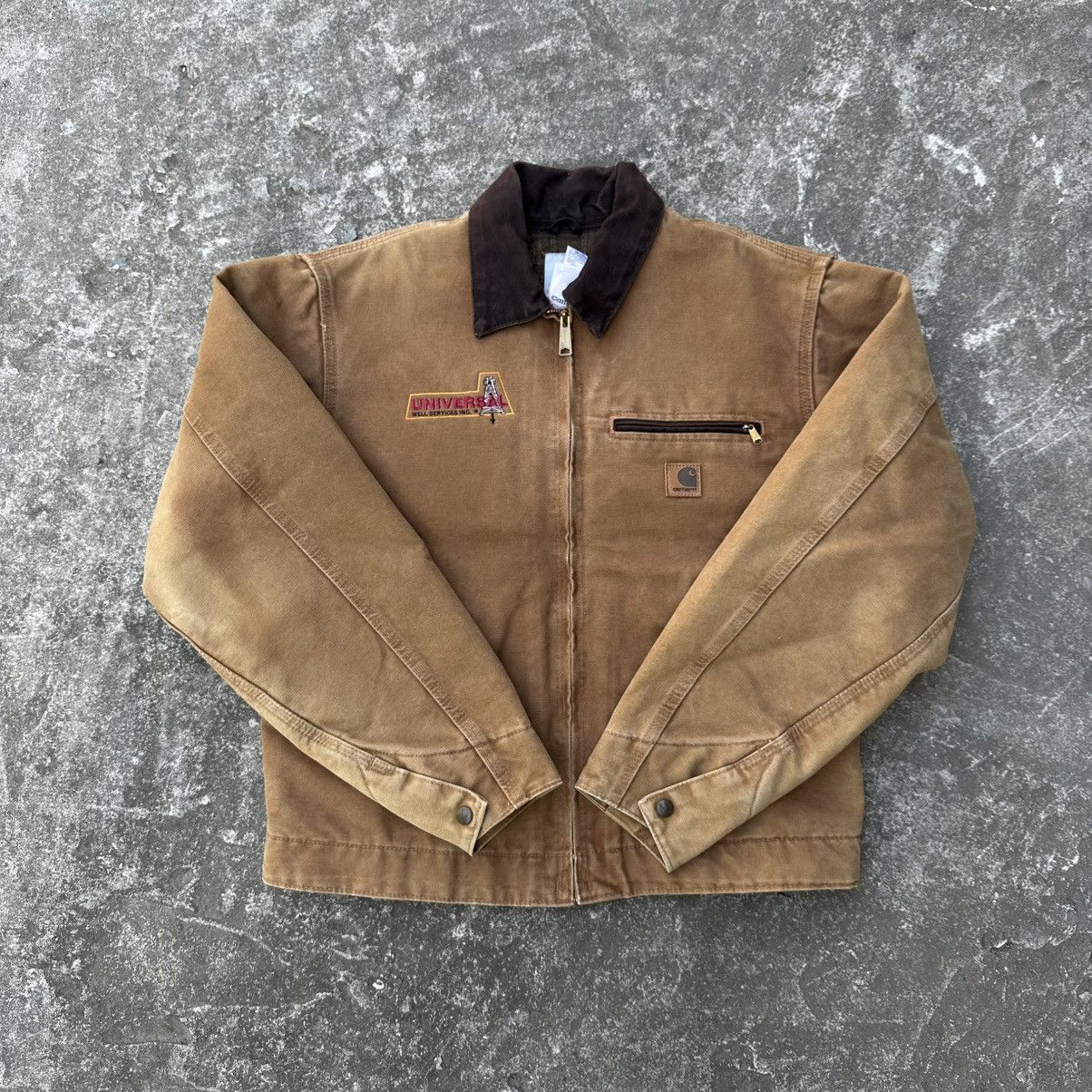 Carhartt Crazy Vintage Faded Carhartt Detroit Jacket J97 BRN Size US M / EU 48-50 / 2 - 3 Thumbnail
