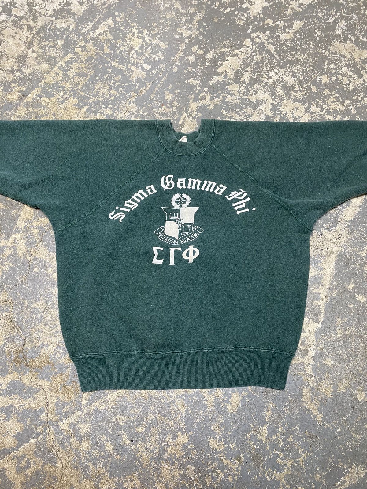Champion × Vintage Vintage Champion Running Man Sigma Gamma Phi 50s Crewneck Size US M / EU 48-50 / 2 - 2 Thumbnail