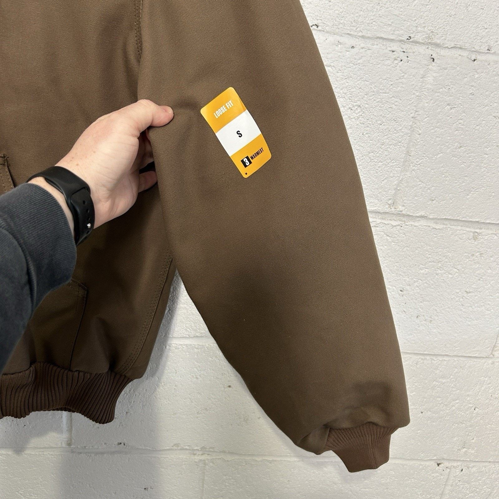Carhartt Carhartt Flannel-Lined Hooded Active Jacket “Coffee Brown” Size US S / EU 44-46 / 1 - 6 Thumbnail