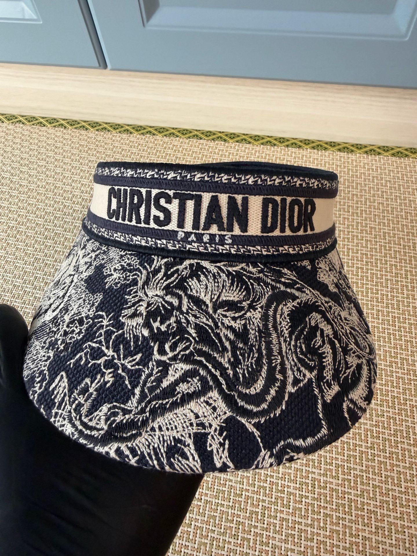 Dior Dior Embroidered Hat one size Men Size ONE SIZE - 1 Thumbnail
