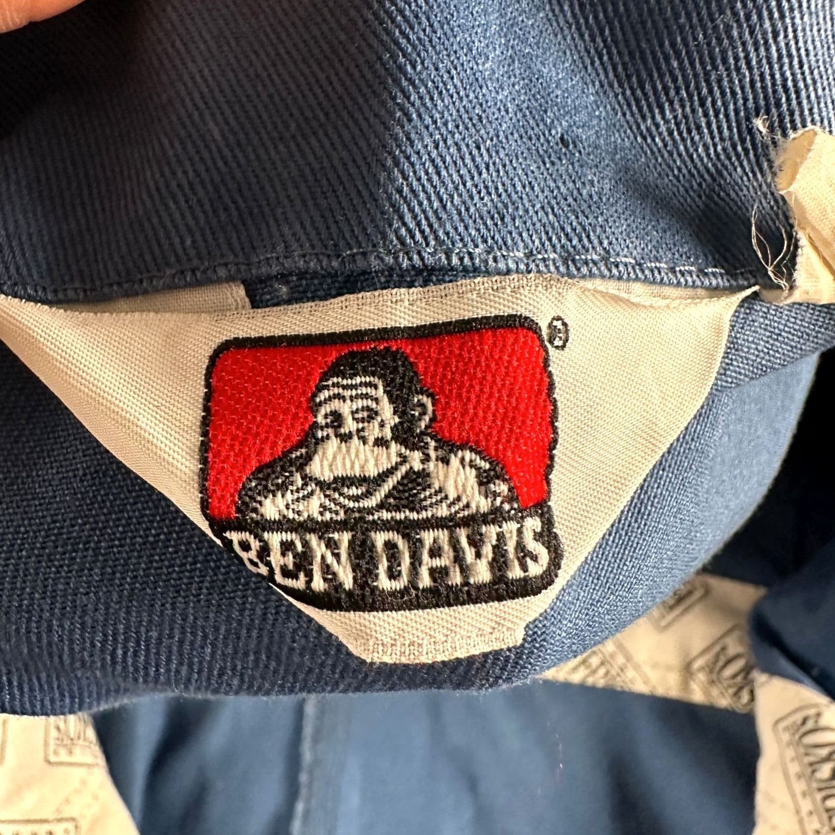 Ben Davis Ben Davis Coveralls Mens 40R Blue Workwear One-Piece Painter Cotton Size US 40 / EU 56 - 4 Thumbnail