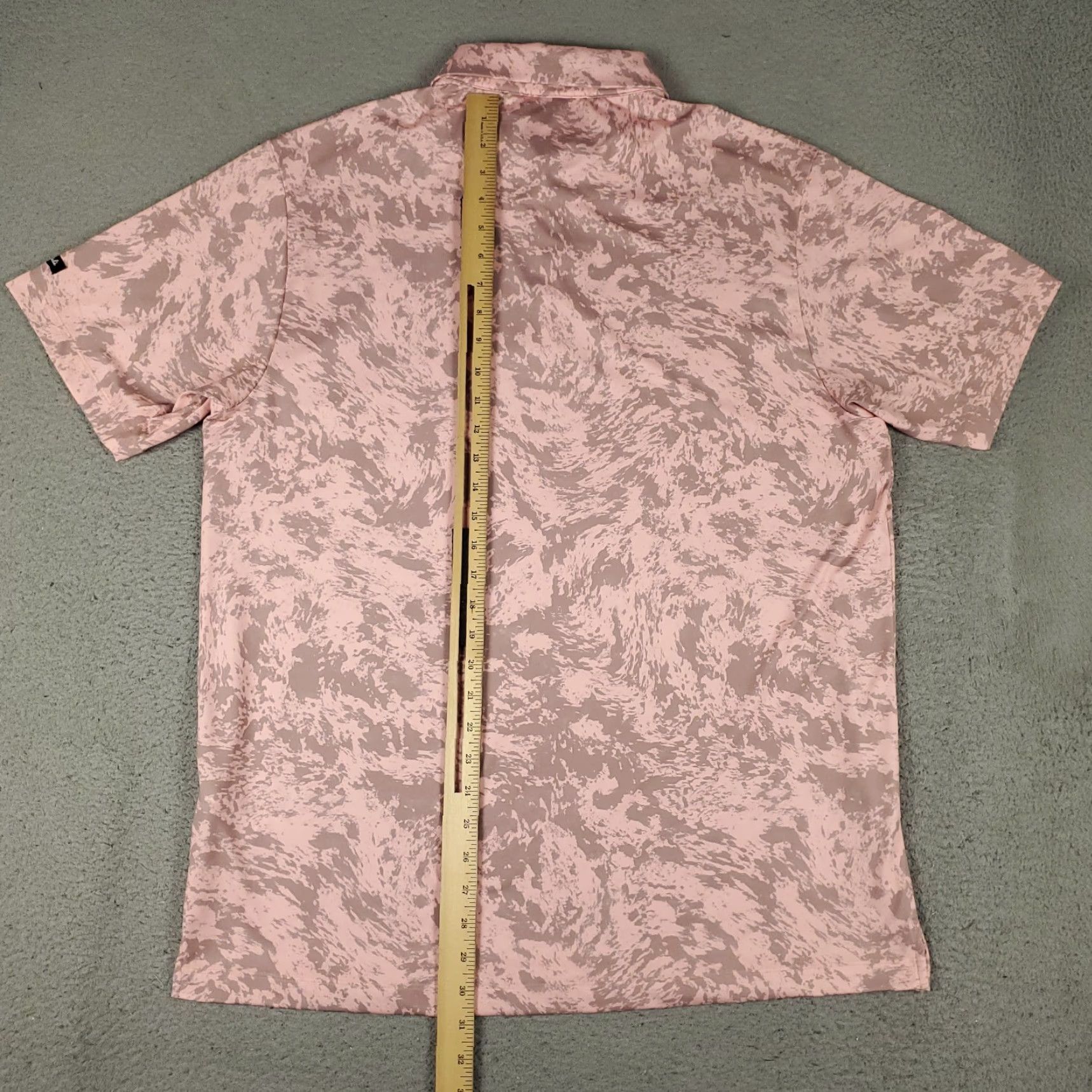Vintage Bad Birdie Polo Shirt Mens XL Pink Camouflage Print Golf Short Sleeve Shirt Size US XL / EU 56 / 4 - 3 Thumbnail