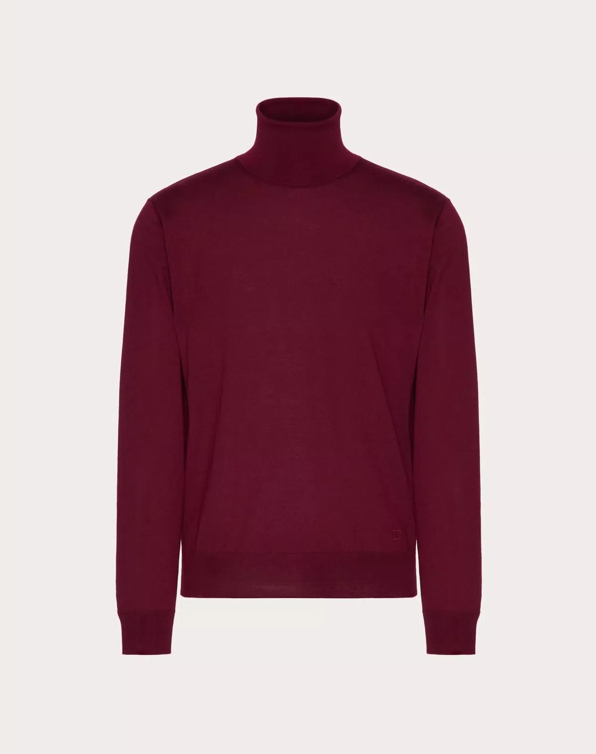 Valentino oc11z0725 High Neck Wool Jumper in Dark Red Size US XL / EU 56 / 4 - 1 Thumbnail