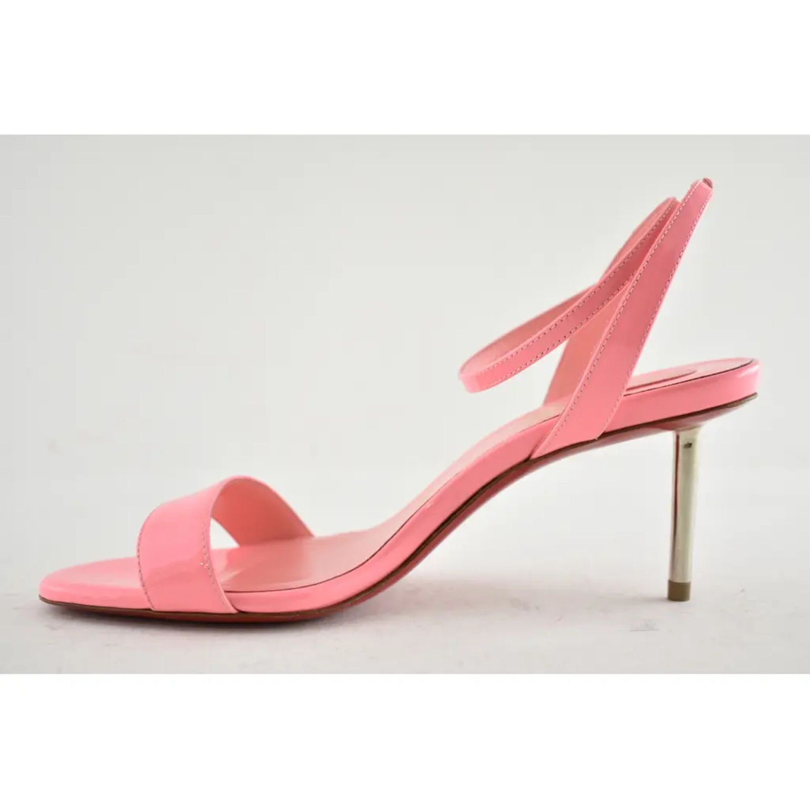 Christian Louboutin Epic Sandal 70 Patent Bublegum Pink Ankle Strap Heel Pump 36 Size US 6 / IT 36 - 9 Thumbnail