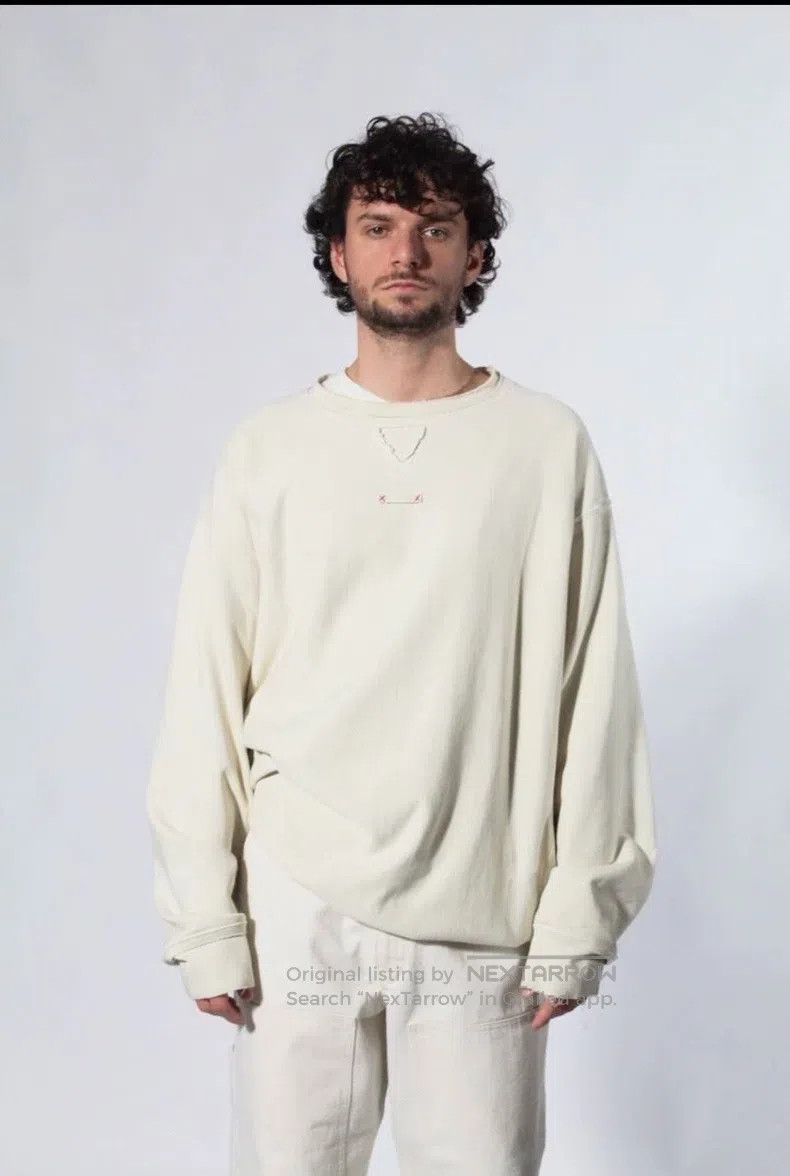 Maison Margiela Maison Margiela Make an old round-neck sweatshirt Size US S / EU 44-46 / 1 - 7 Thumbnail