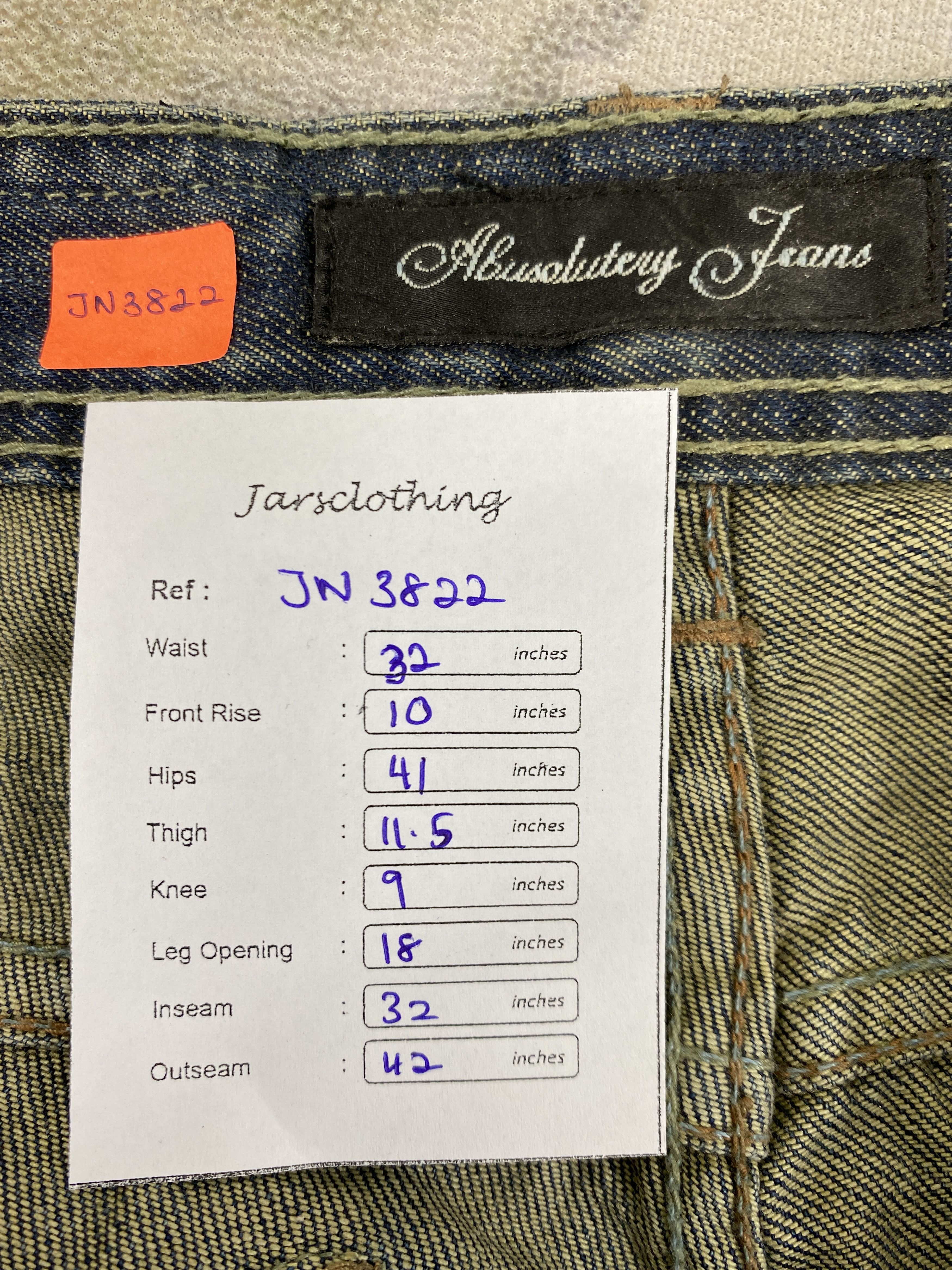 If Six Was Nine Vintage Japanese Brand Flare Jeans 32x32 Denim- JN3822 Size US 32 / EU 48 - 7 Thumbnail