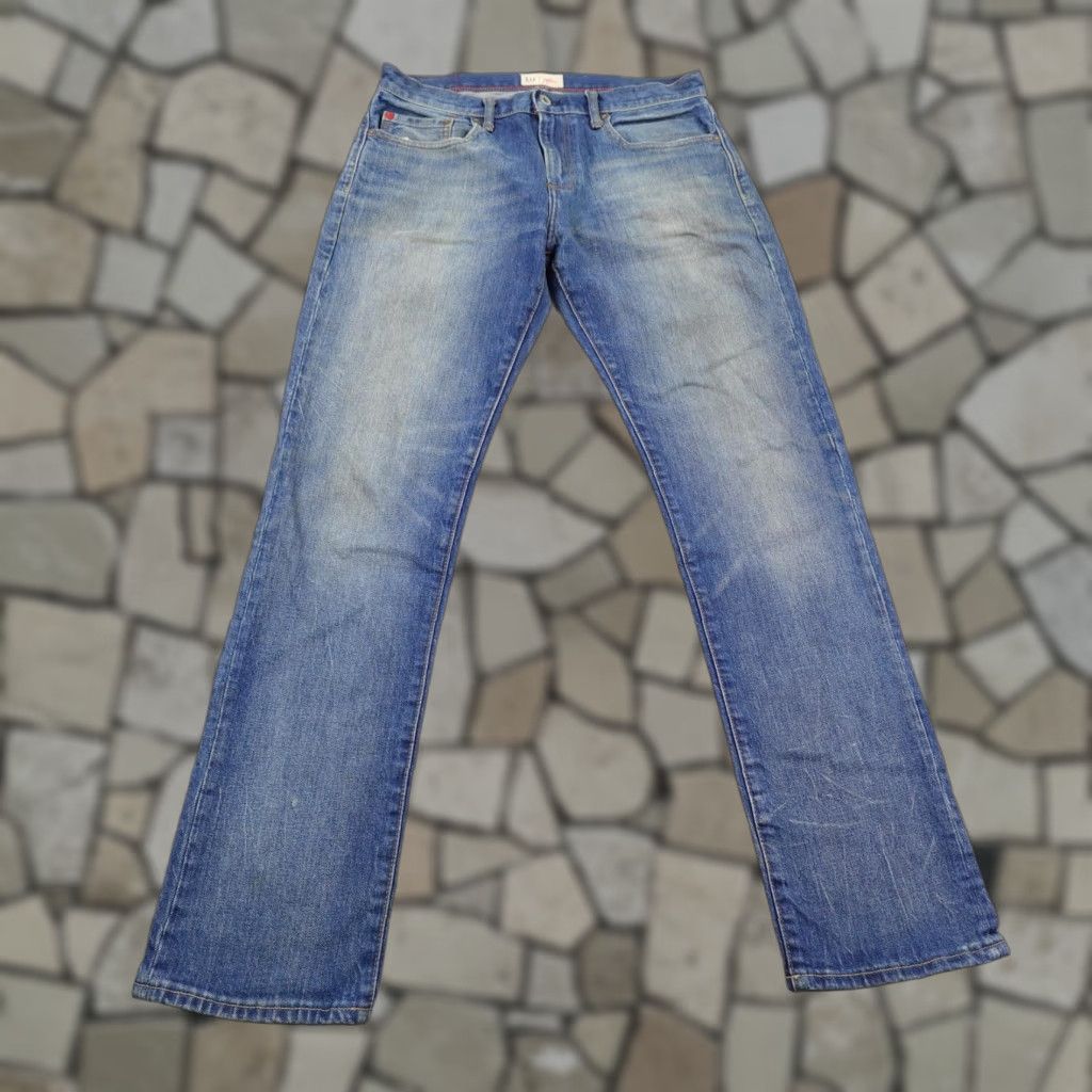 Gap GAP Jeans Mens Slim Fit Straight 30x32 Blue Cone Denim Faded Flex Size US 30 / EU 46 - 1 Thumbnail