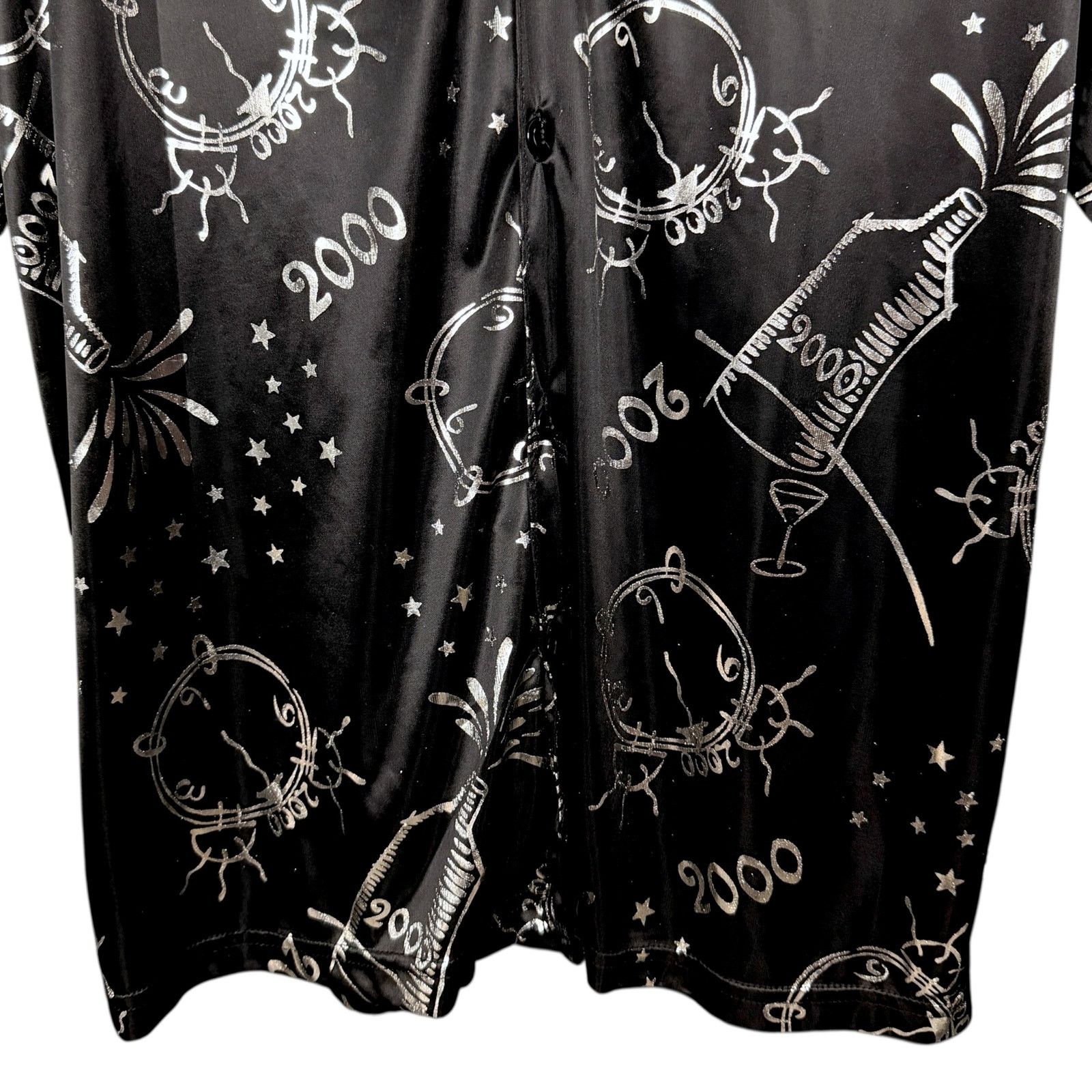 Other Vintage Y2K Club YMLA Y.M.L.A. New Year's 2000 Black Shirt Size US M / EU 48-50 / 2 - 5 Thumbnail