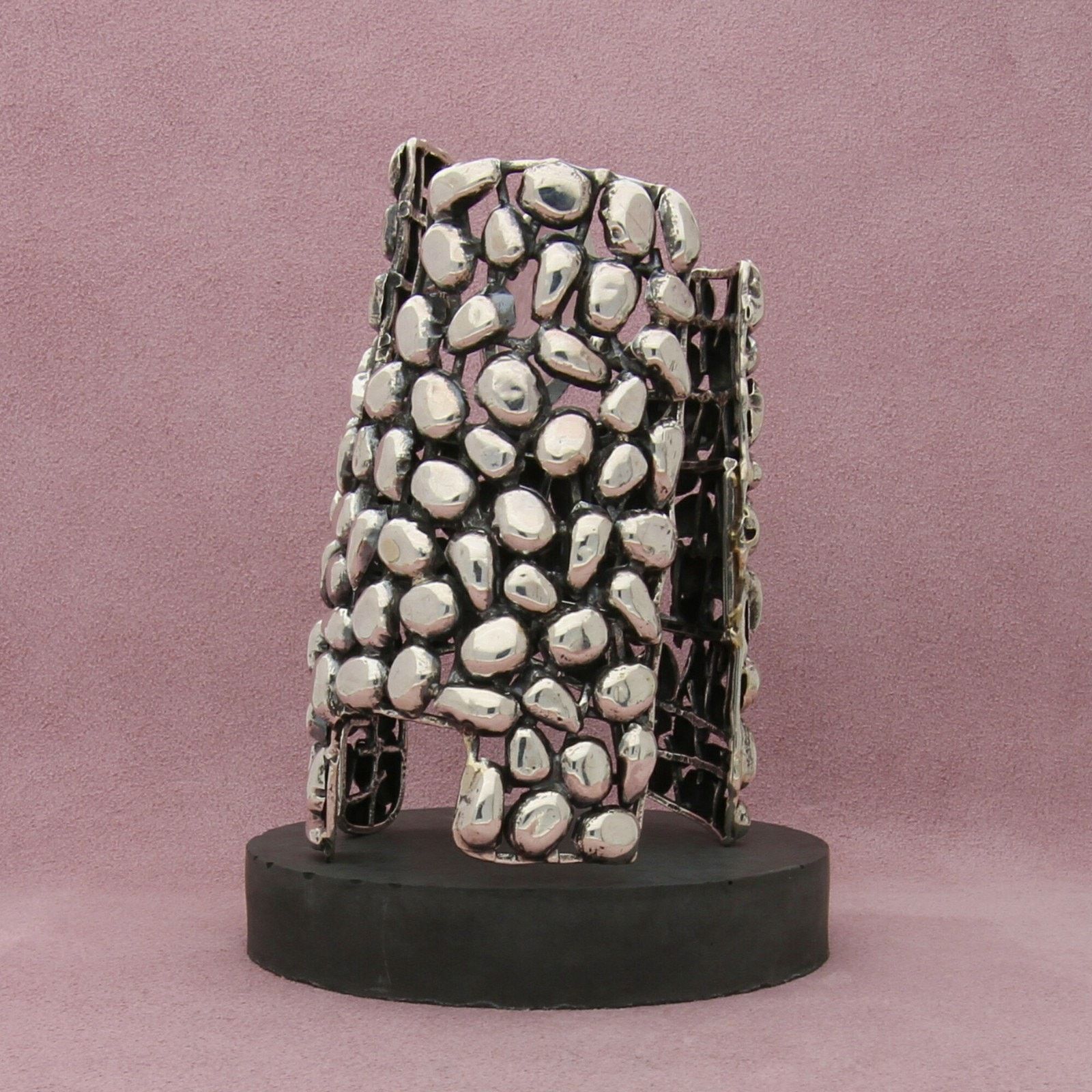 Sterling Silver sterling silver vintage brutalist cuff bracelet size 7.75in Size ONE SIZE - 6 Thumbnail