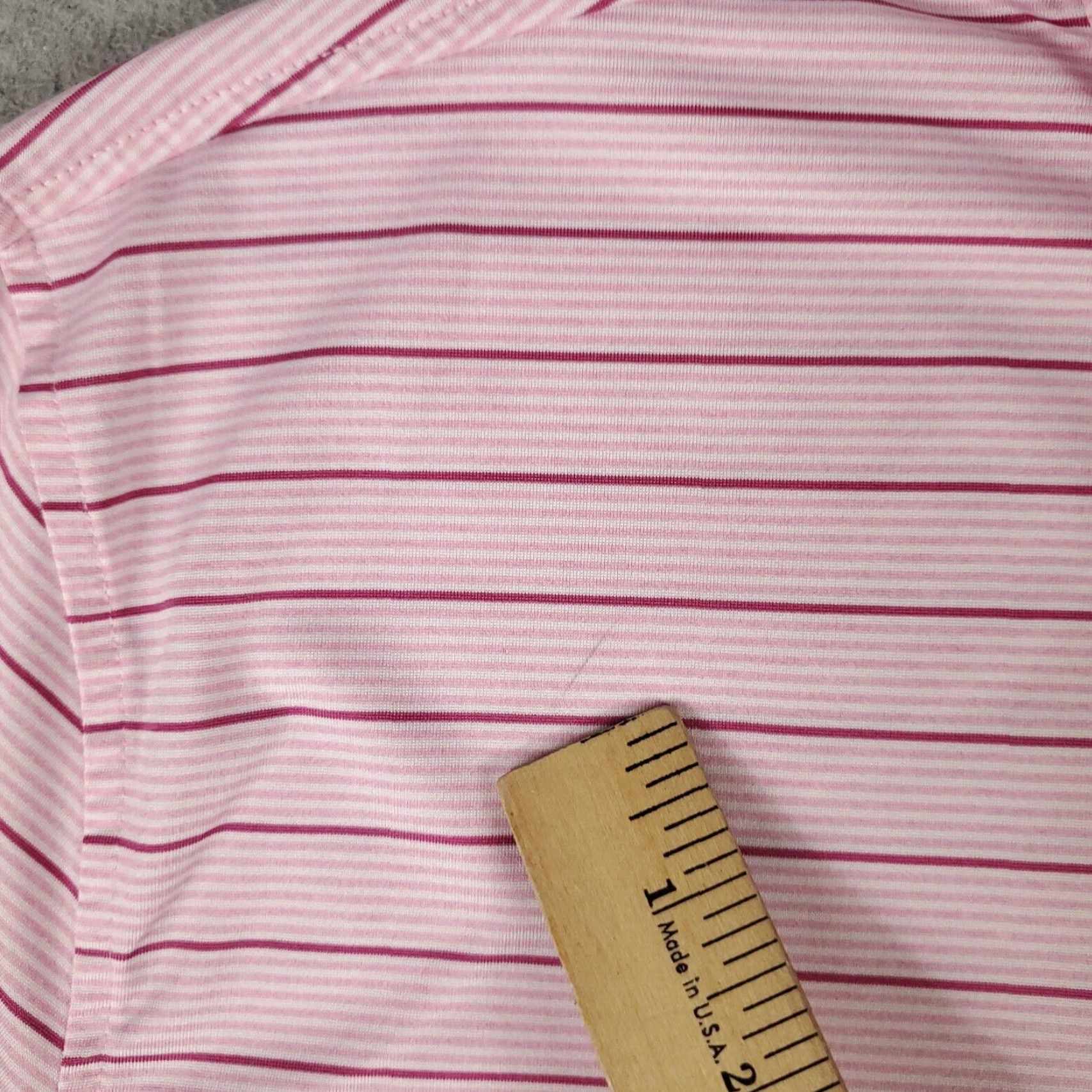 johnnie-O Johnnie O Polo Shirt Mens Size Large Pink Striped Golf Casual Short Sleeve Size US L / EU 52-54 / 3 - 3 Thumbnail