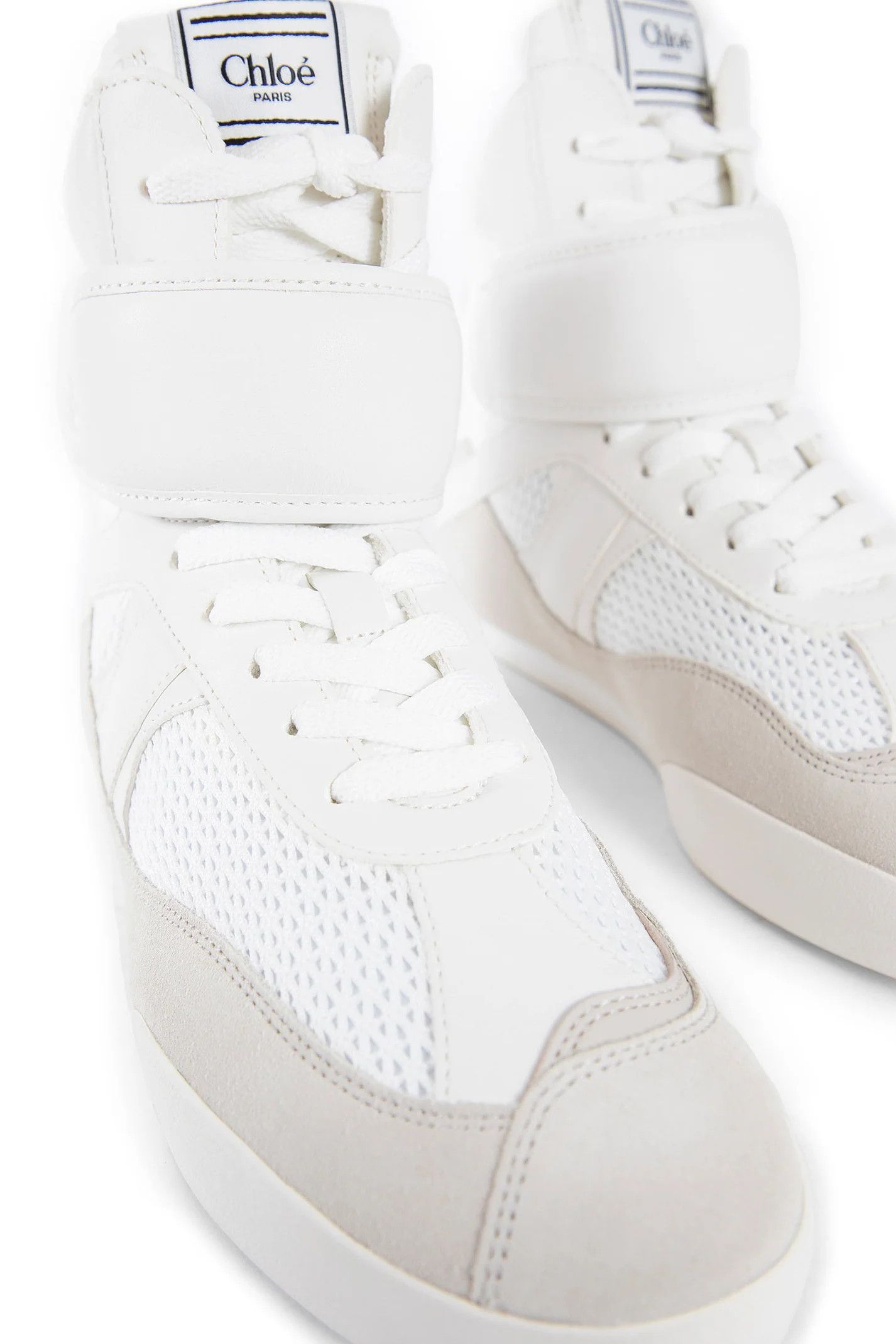 Chloe o1s22i1n0425 Hi-Top Kick Sneakers in White Size US 6 / IT 36 - 6 Thumbnail