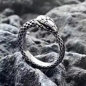 Japanese Brand Snake Gothic Punk Ring Size ONE SIZE - 3 Thumbnail