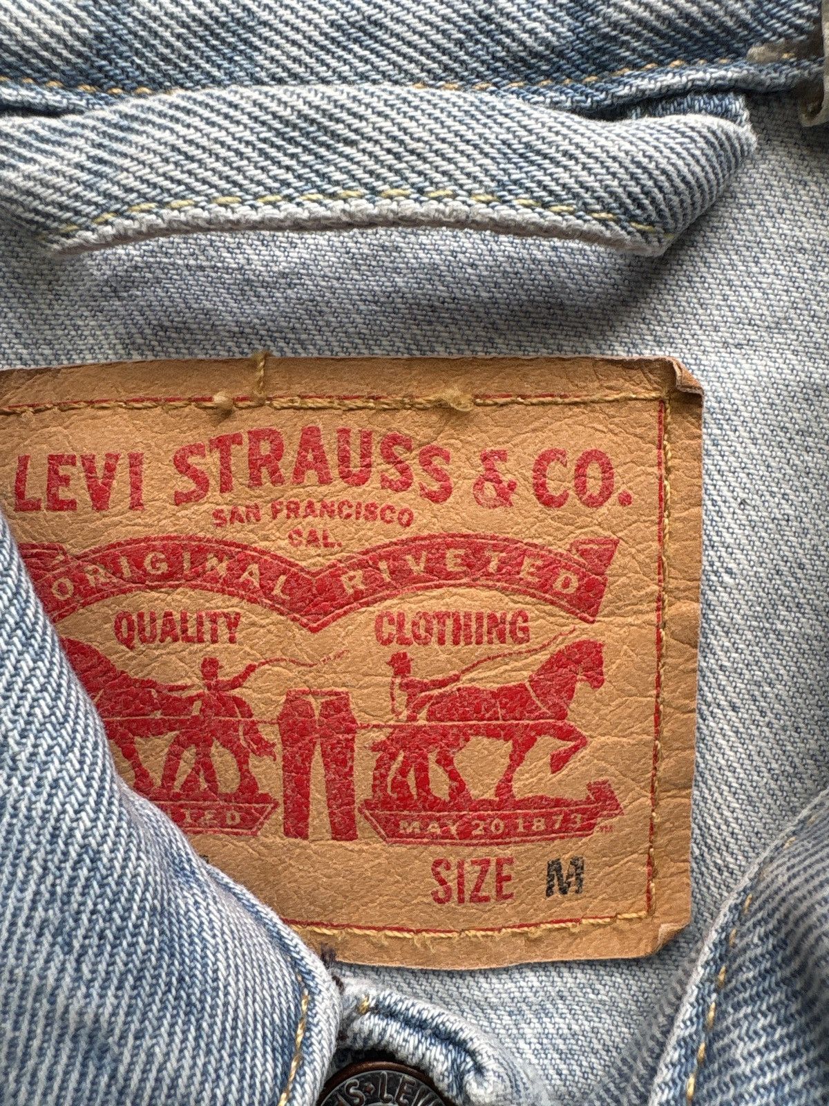Travis Scott Travis Scott Astroworld Levi’s Denim Jacket Size US M / EU 48-50 / 2 - 7 Thumbnail