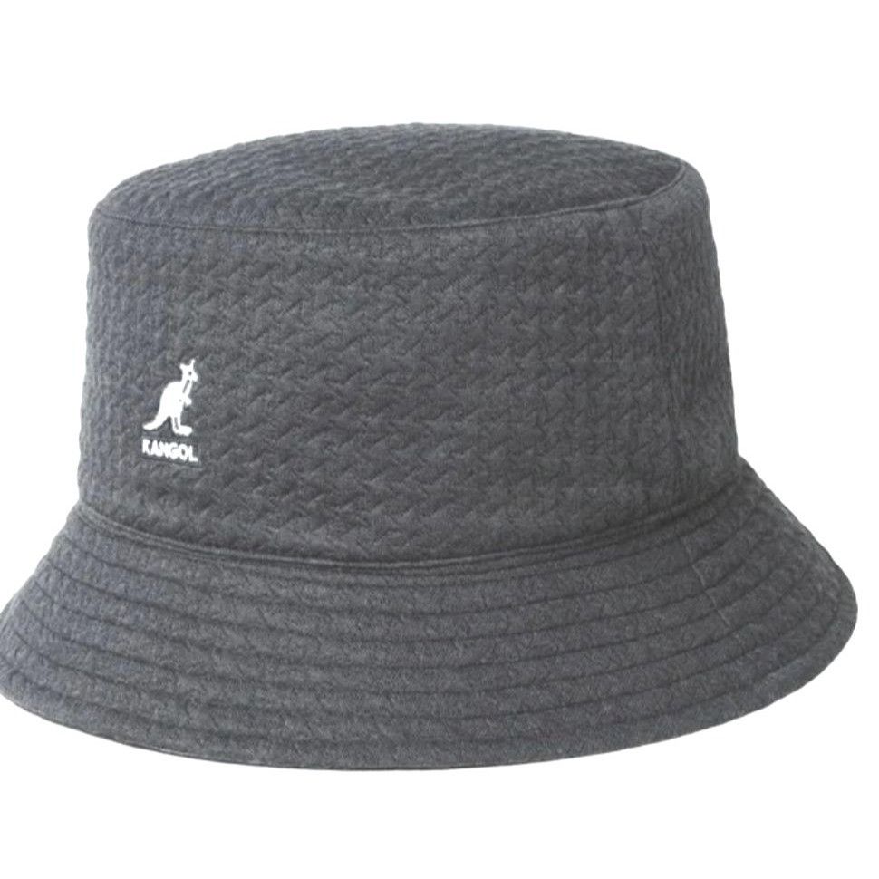 Kangol New Kangol Embossed Reversible Bucket Hat Gray Black XL Unis Size ONE SIZE - 5 Thumbnail