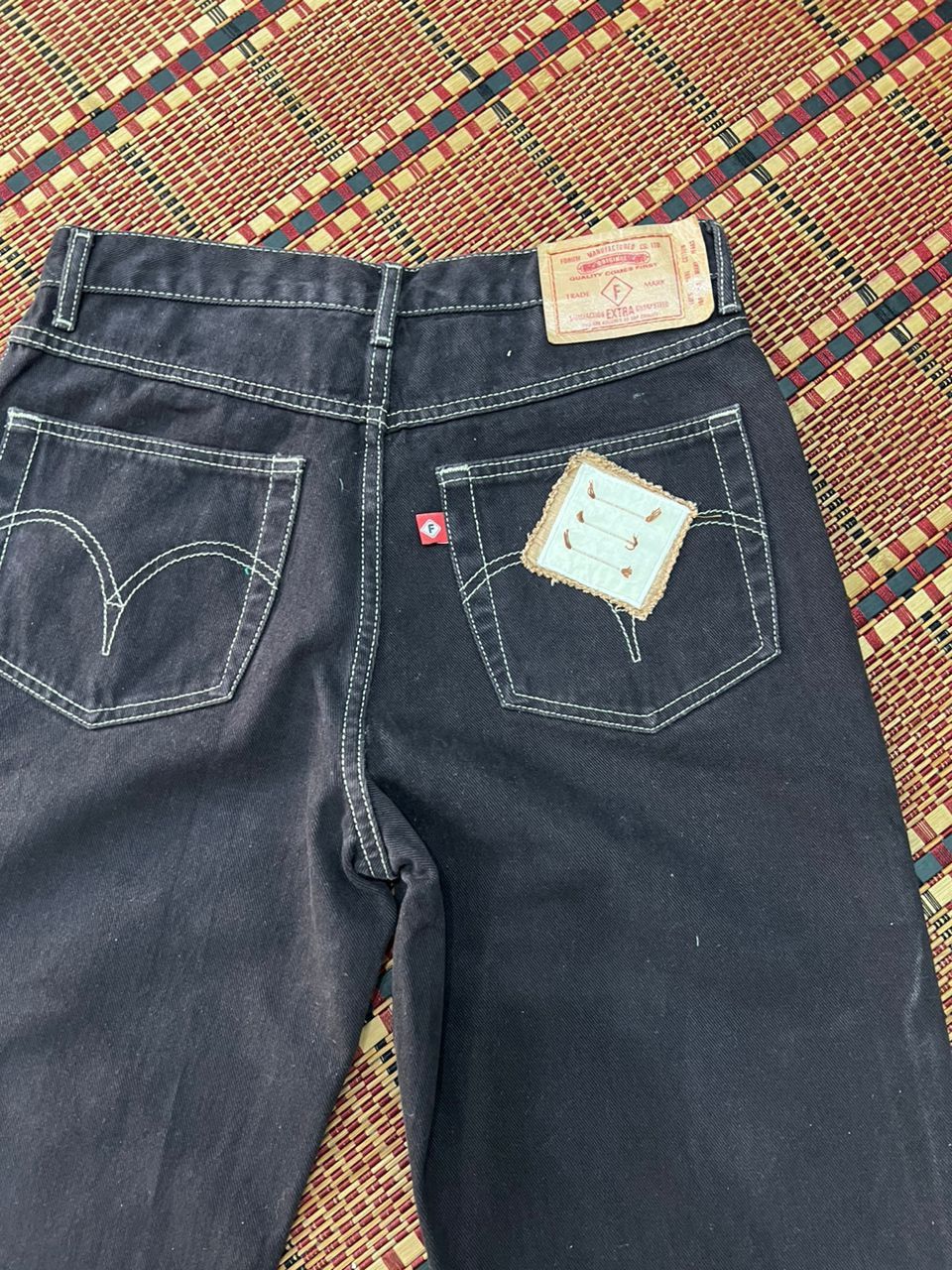 Hysteric Glamour × Japanese Brand Japanese Brand Forum Patchwork Jeans Size US 30 / EU 46 - 9 Thumbnail