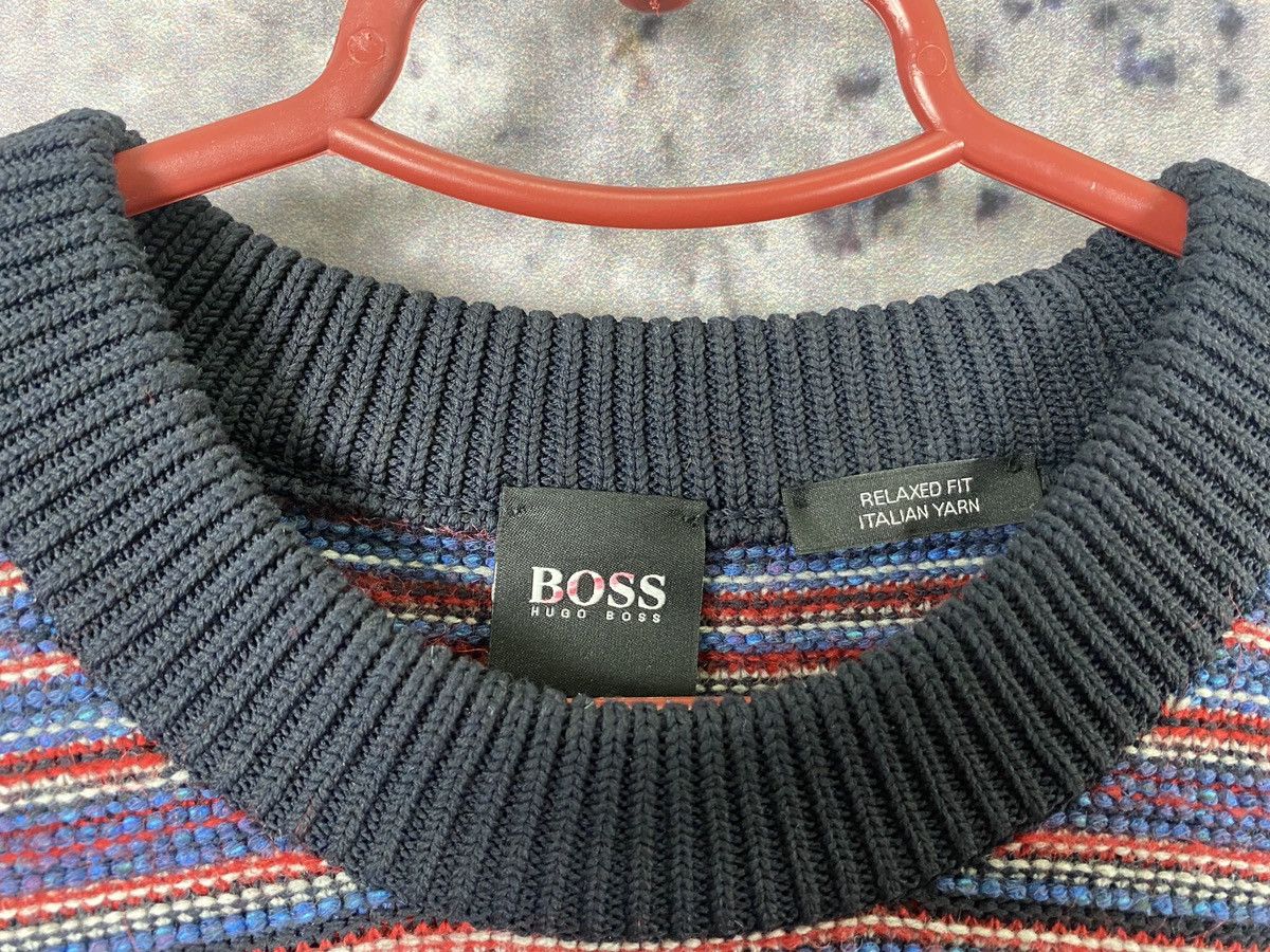 Hugo Boss Men’s Hugo Boss Sweatshirt Multicolor Striped Size L Size US L / EU 52-54 / 3 - 4 Thumbnail