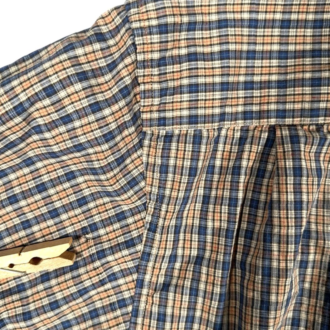Gap VINTAGE Gap Shirt Adult EXTRA LARGE Blue Orange Plaid Button-Down Preppy 90s Mens XL Blue Plaid Button-Up Shirt Size US XL / EU 56 / 4 - 7 Thumbnail