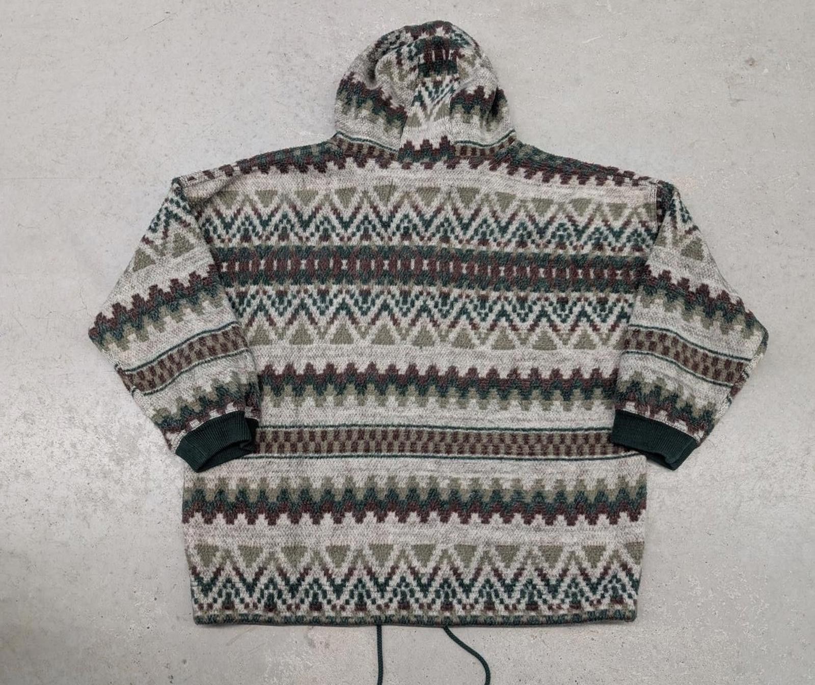 Other Vintage 90s French Country Express Aztec Style Hoodie Size US M / EU 48-50 / 2 - 4 Thumbnail