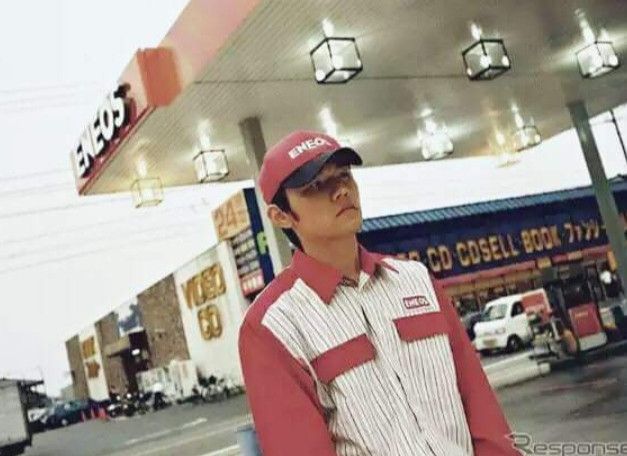 Japanese Brand ⛽ Eneos Workshirt Initial D anime cosplay Size US S / EU 44-46 / 1 - 1 Thumbnail