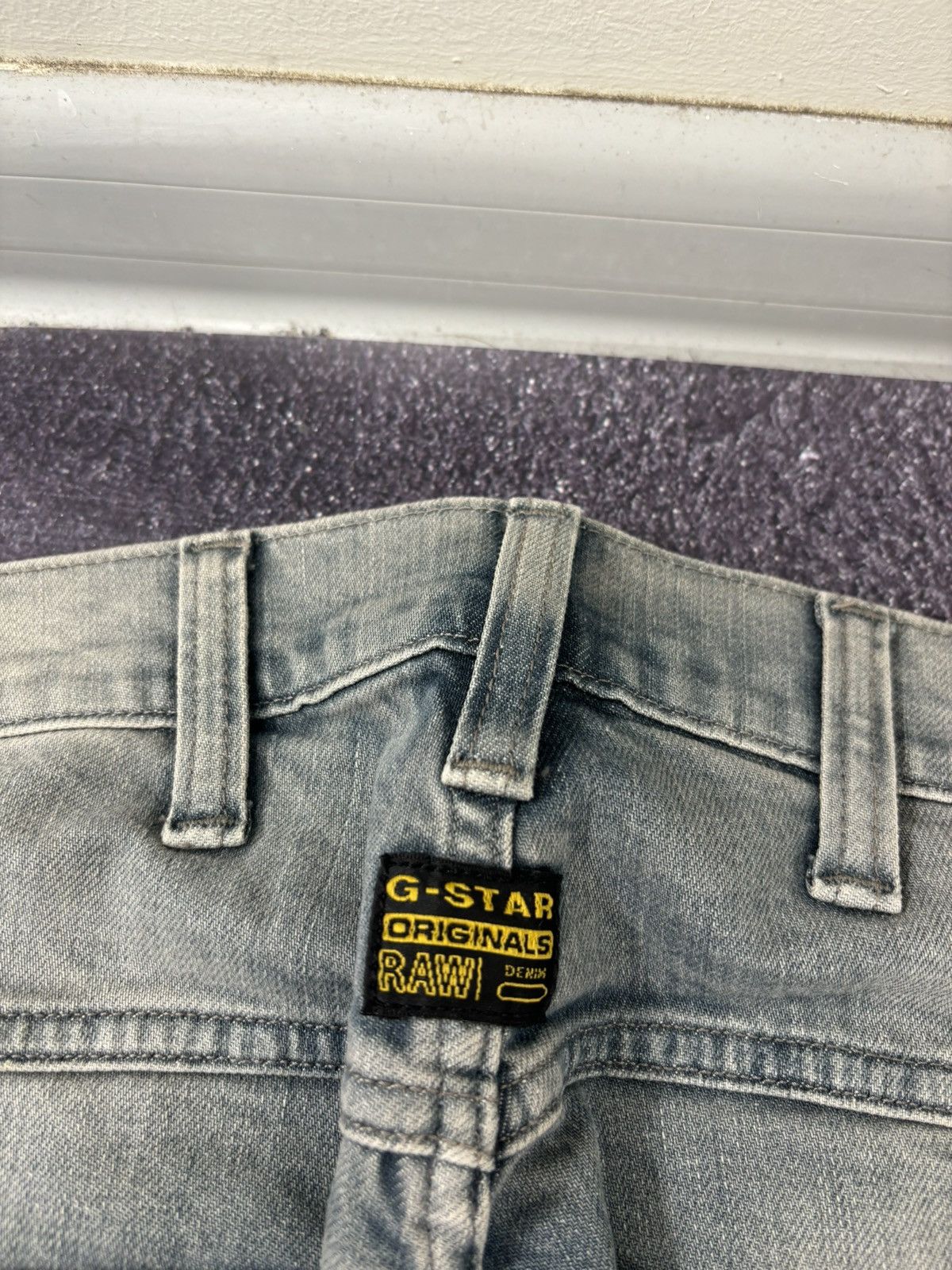 G-Star Vintage G-Star Raw 3D Slim Faded Avant Garde Denim Jeans Size US 33 - 15 Thumbnail