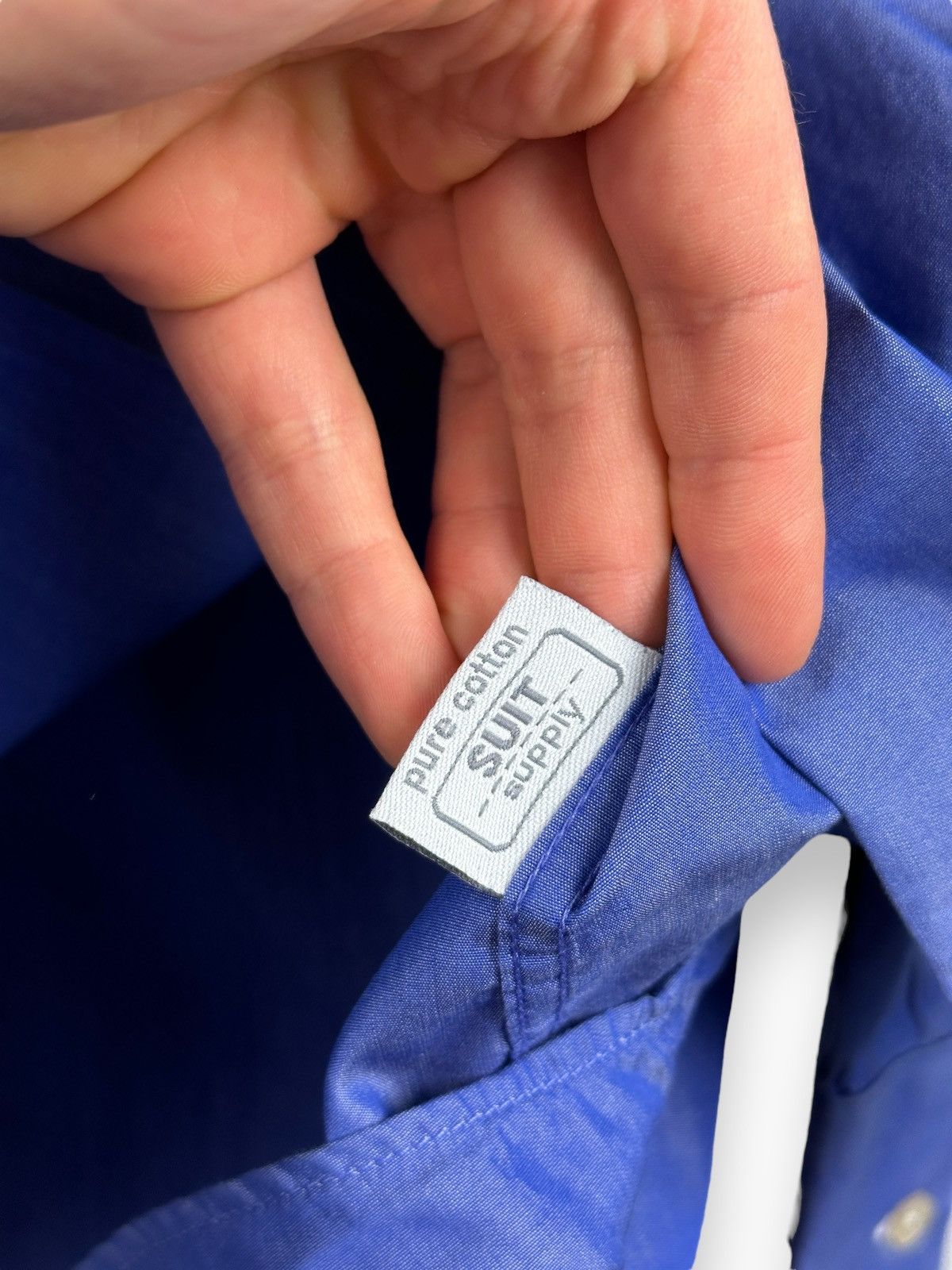 Suitsupply Suitsupply Pure Cotton Two Ply Shirt Long Sleeve Size 43/17 Size US XL / EU 56 / 4 - 9 Thumbnail
