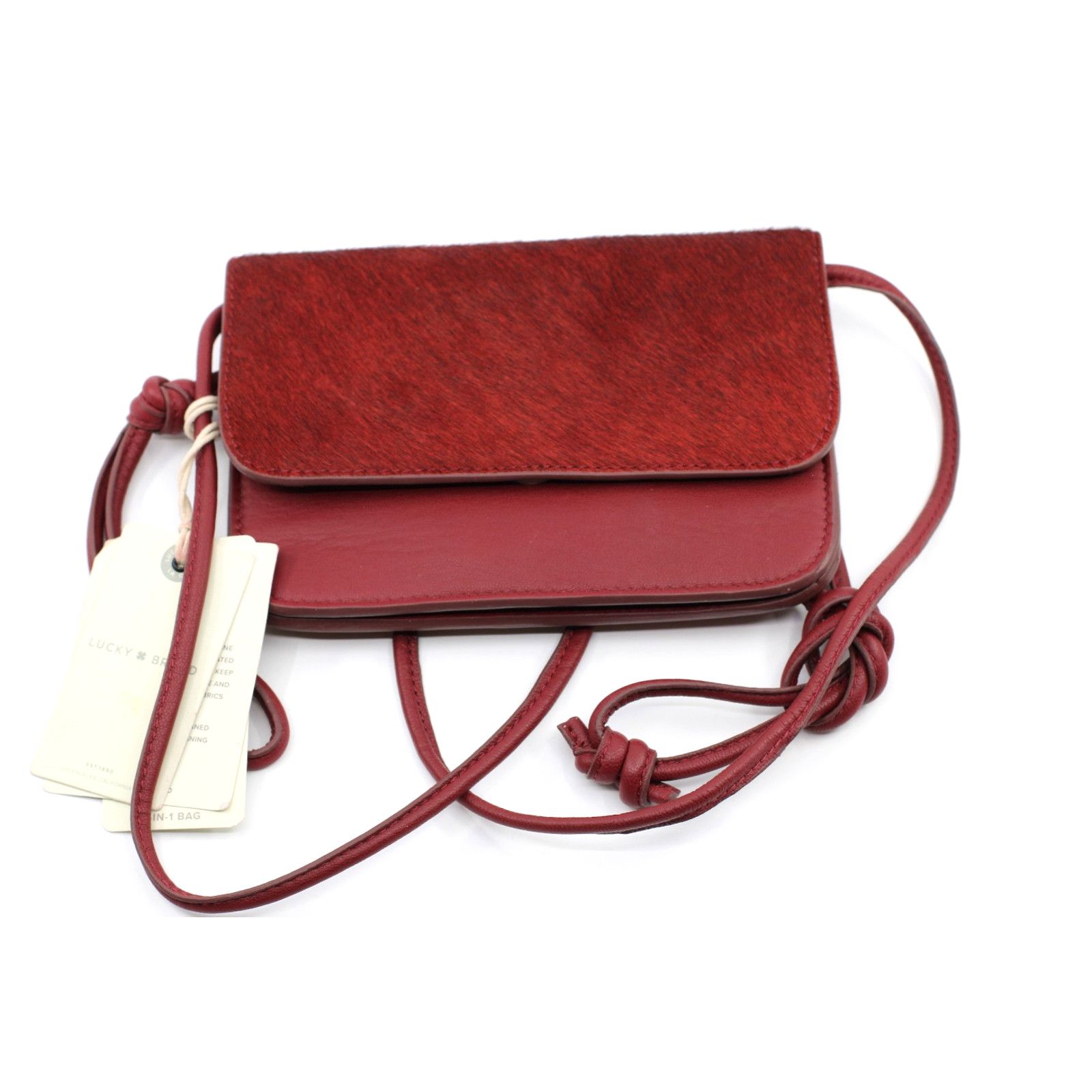 Lucky Brand New LUCKY BRAND Jiah Leather Wristlet Crossbody Bag $118 Size ONE SIZE - 1 Thumbnail