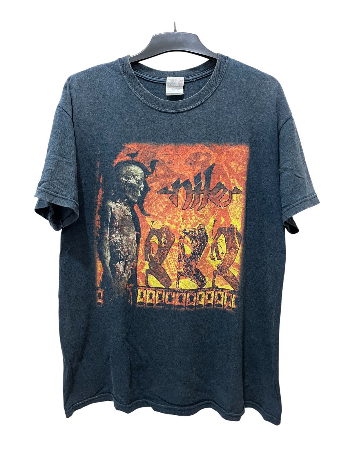 Band Tees Vintage 2000s Nile Amongst the Catacombs of Nephren-Ka Size US M / EU 48-50 / 2 - 1 Thumbnail