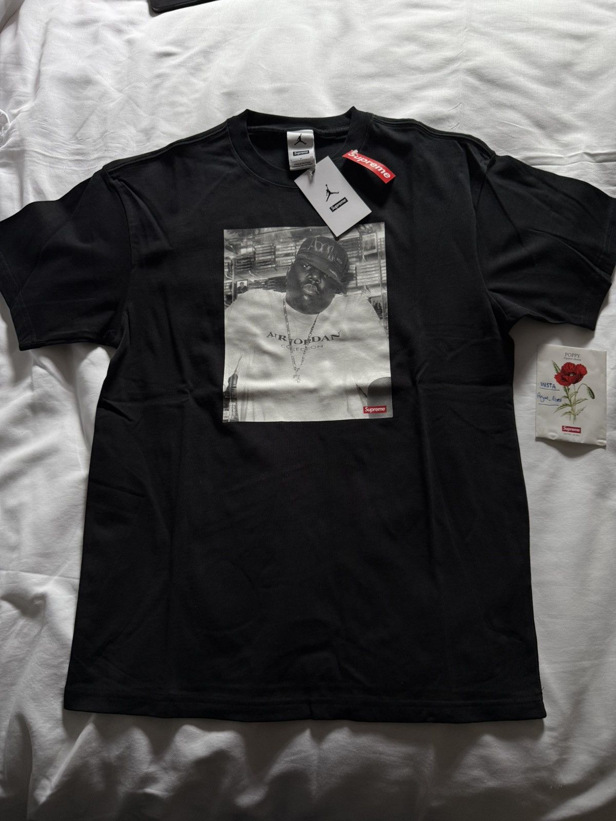 Nike × Supreme Supreme X Jordan Biggie Short-Sleeve T-shirt FW24 Size US M / EU 48-50 / 2 - 1 Thumbnail