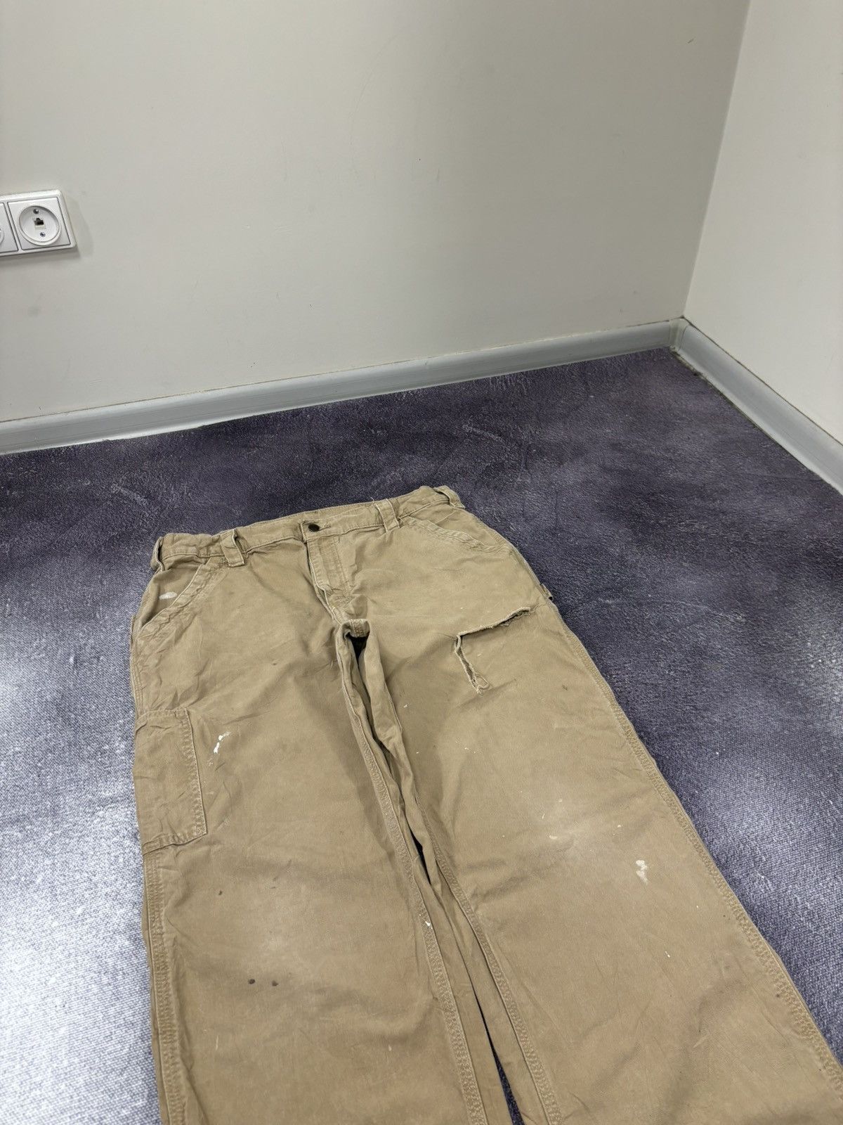 Carhartt Vintage Carhartt USA Carpenter Work Hype Baggy Pants Size US 36 / EU 52 - 9 Thumbnail