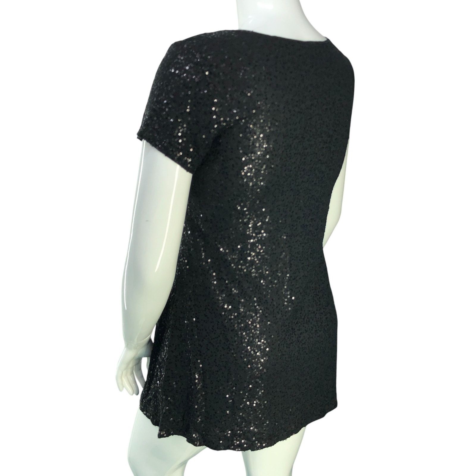 Eileen Fisher Eileen Fisher Size M Dress Silk Sequin T Shirt Short Sleeve Size M / US 6-8 / IT 42-44 - 7 Thumbnail