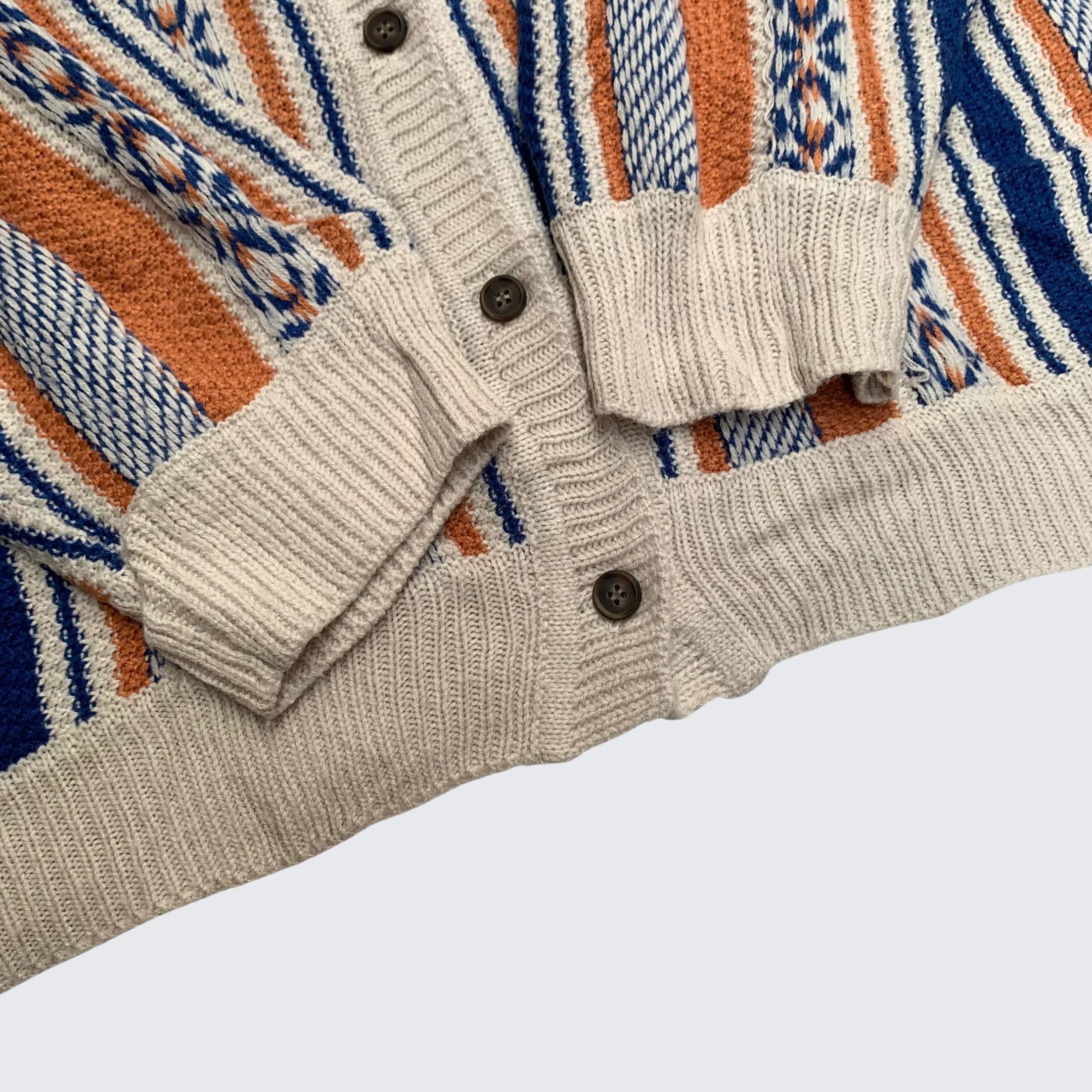 Japanese Brand Niko And.. Japan 2000s Oversize Knit Cardigan Size US L / EU 52-54 / 3 - 3 Thumbnail