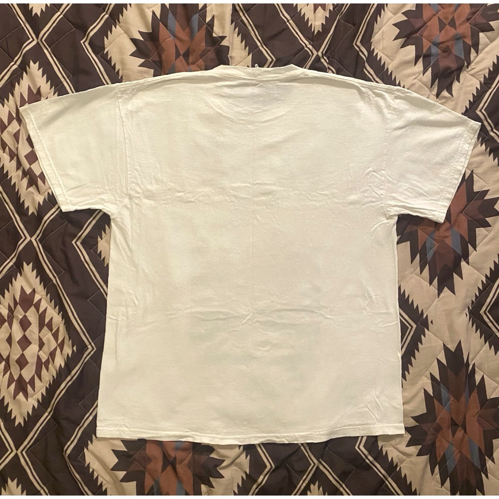 Delta VINTAGE Delta T Shirt Mens Large White Rancid Y2K Band Punk Graphic Print Crew Neck Short Sleeve Cotton Size US L / EU 52-54 / 3 - 6 Thumbnail