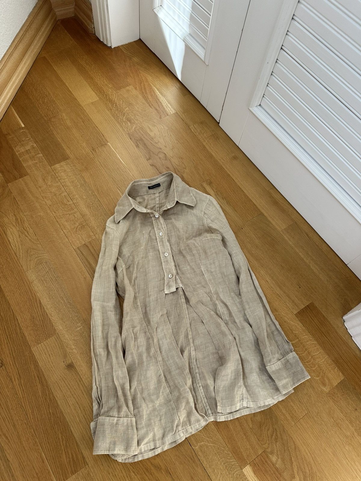 C.P. Company C.P Company Linen Button Shirt Size S / US 4 / IT 40 - 1 Thumbnail