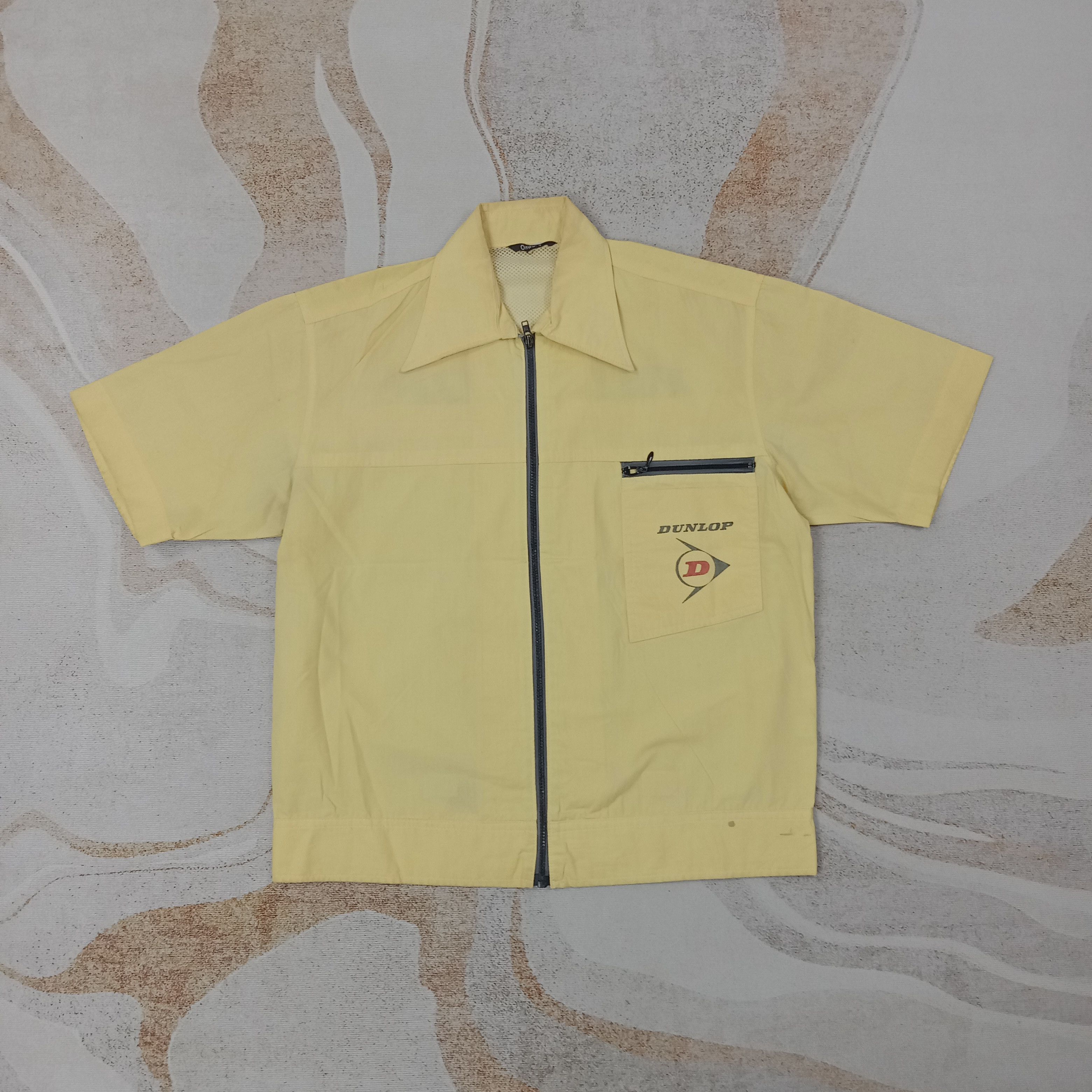 Japanese Brand Dunlop Racing Motorsports Work Shirt C259N16 Size US M / EU 48-50 / 2 - 1 Thumbnail
