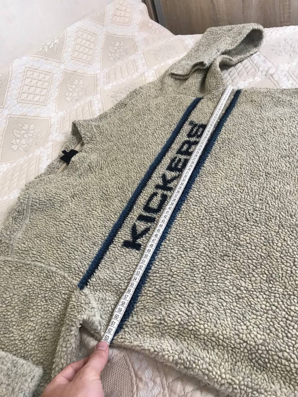 Kickers 🔥 KICKERS VINTAGE BIG LOGO FLEECE TEDDY Sweatshirt Pullover Size US L / EU 52-54 / 3 - 9 Thumbnail