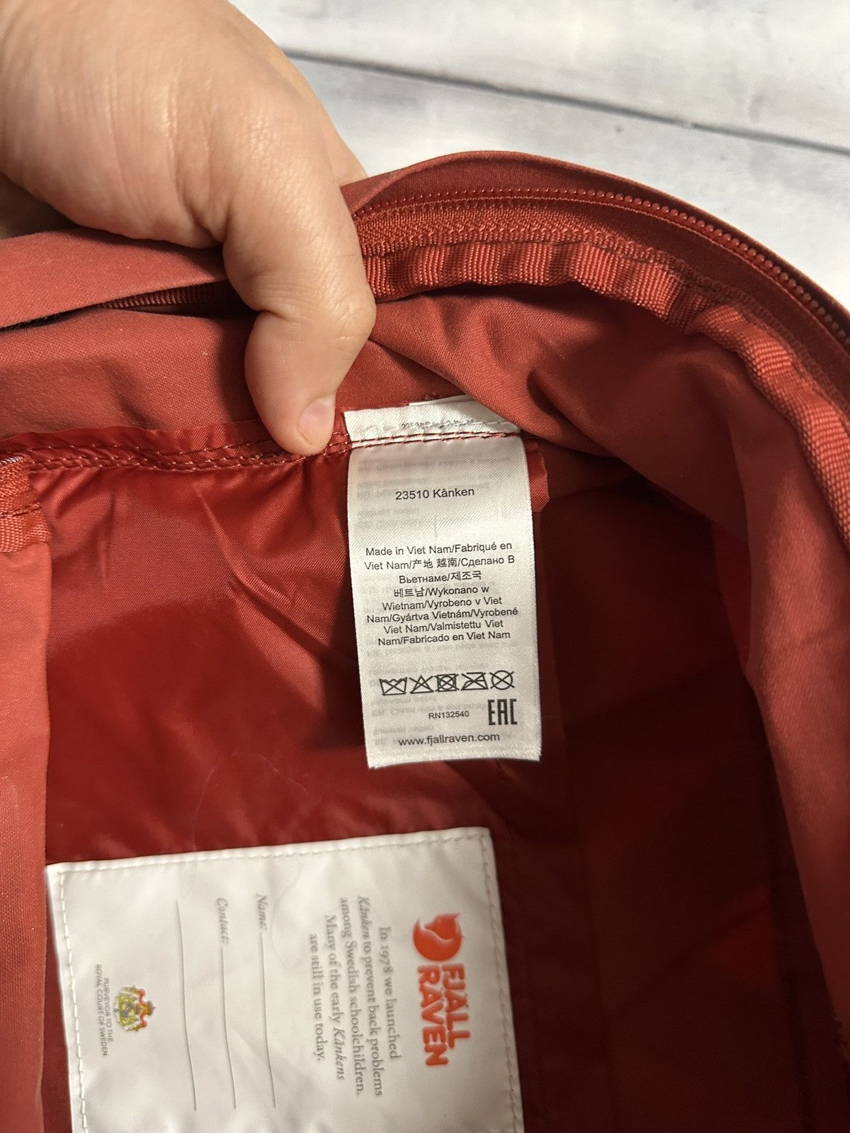 Fjallraven Rare Fjallraven 23510 Kanken Bag Washed Y2K outdoor Size ONE SIZE - 16 Thumbnail
