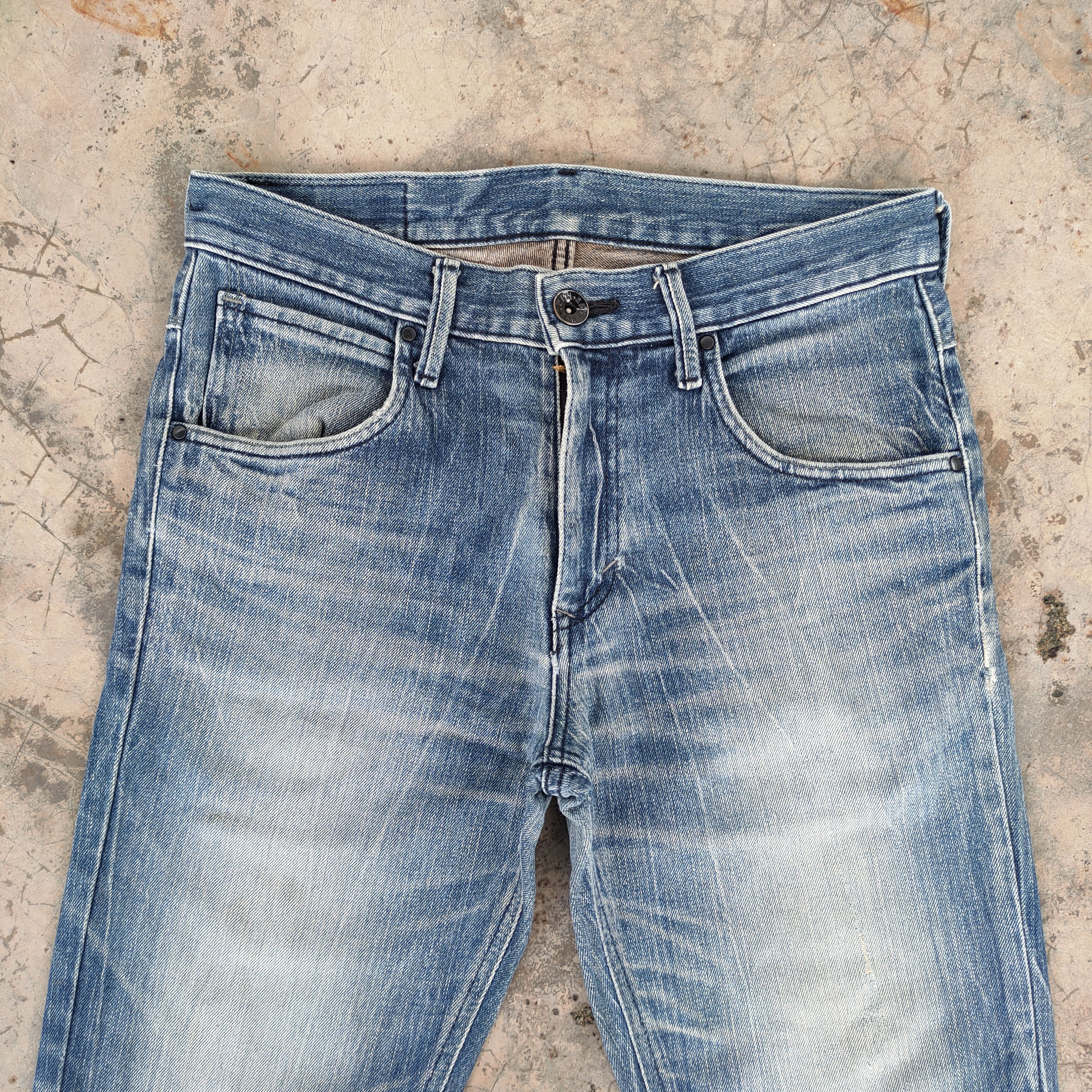 Edwin VINTAGE EDWIN FADED DISTRESSED JEANS DENIM PANTS Size US 31 - 3 Thumbnail