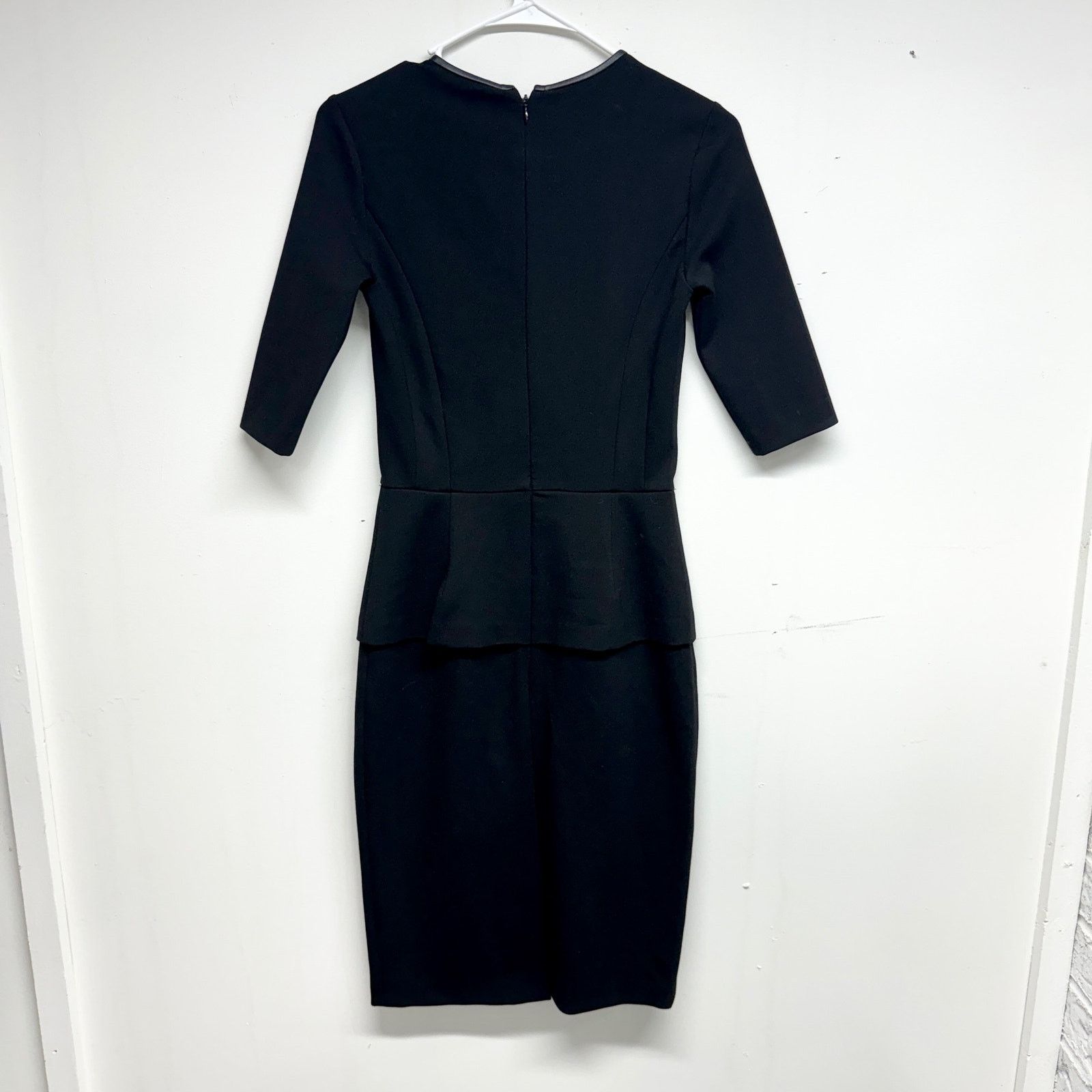 Other RAOUL 1/2 Sleeve Knee Length Lydia Peplum Mini Dress Size 2 Size XS / US 0-2 / IT 36-38 - 4 Thumbnail