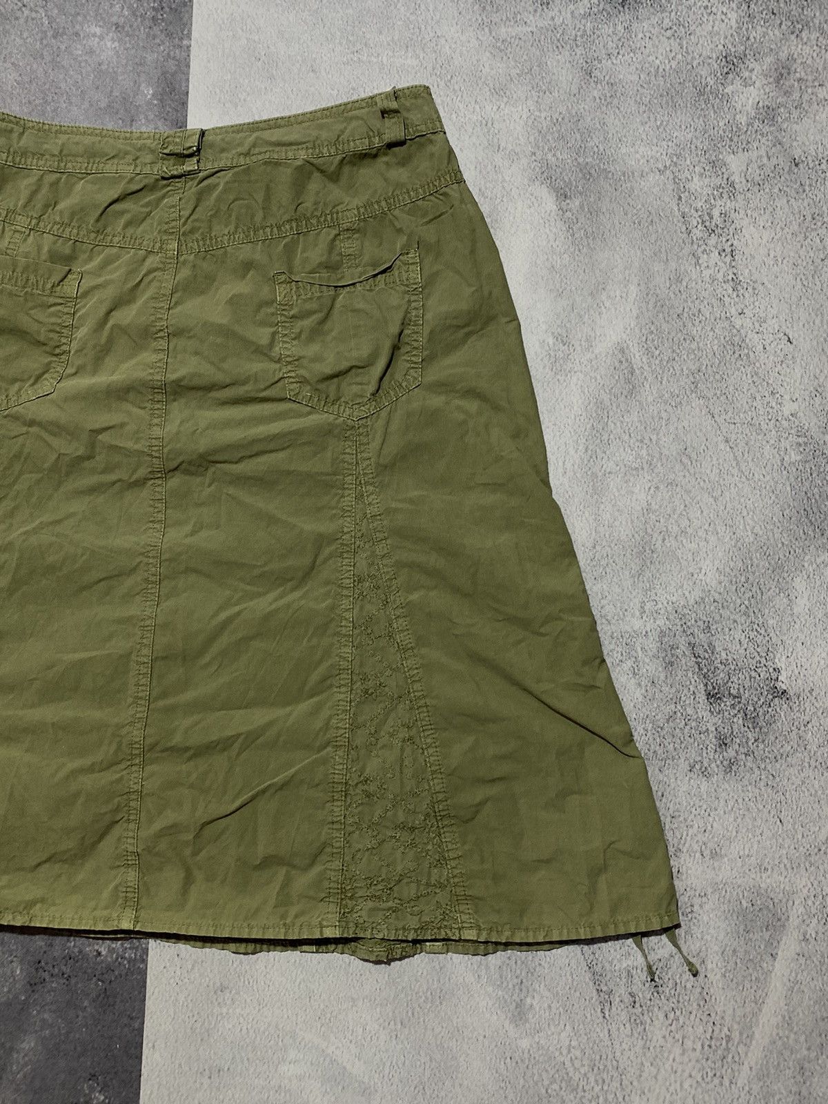 Japanese Brand × Vintage Vintage 90s wide midi skirt Japanese style size 31 Size 31" - 8 Thumbnail
