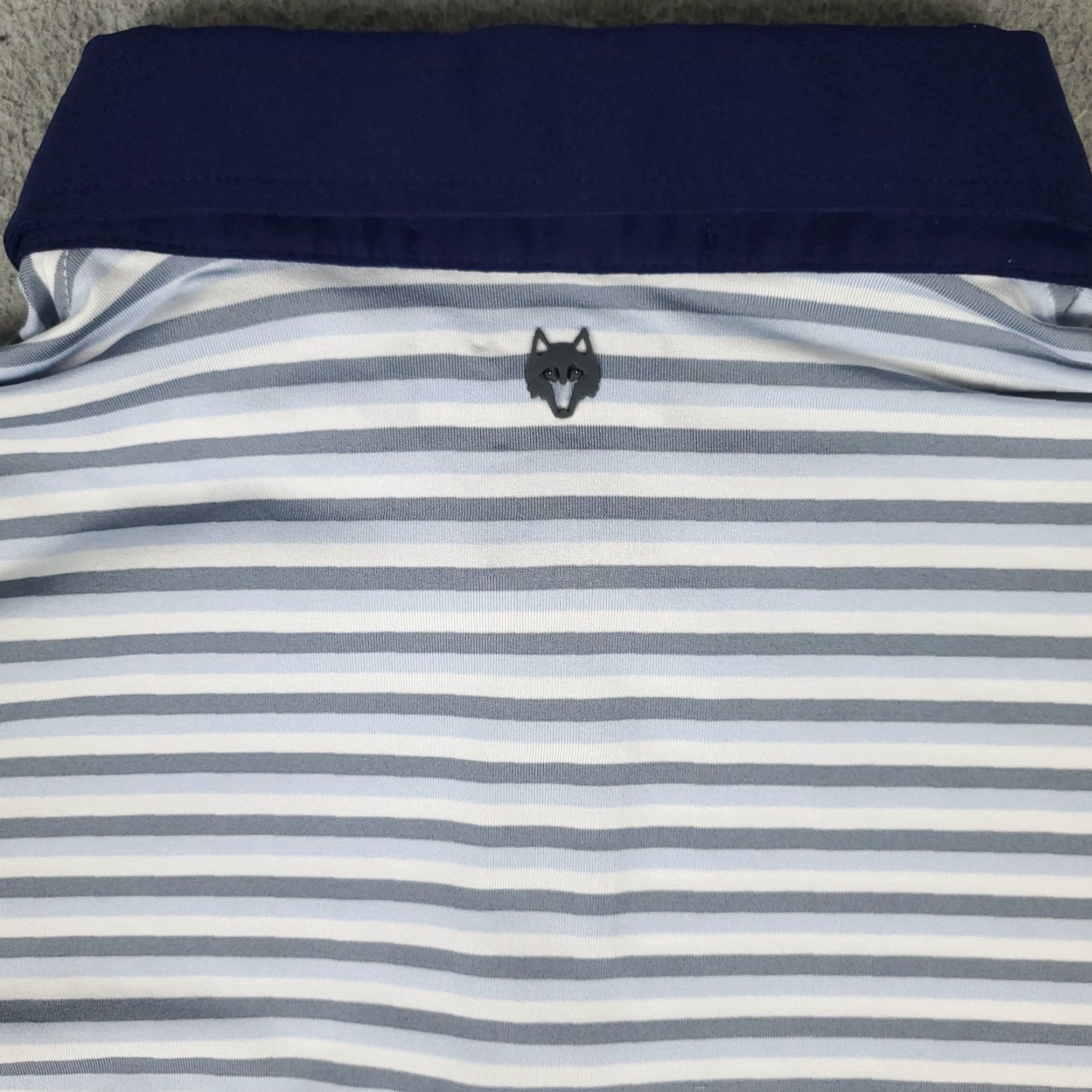 Vintage Greyson Polo Shirt Mens XL Blue Striped Polo Short Sleeve Golf Casual Size US XL / EU 56 / 4 - 3 Thumbnail