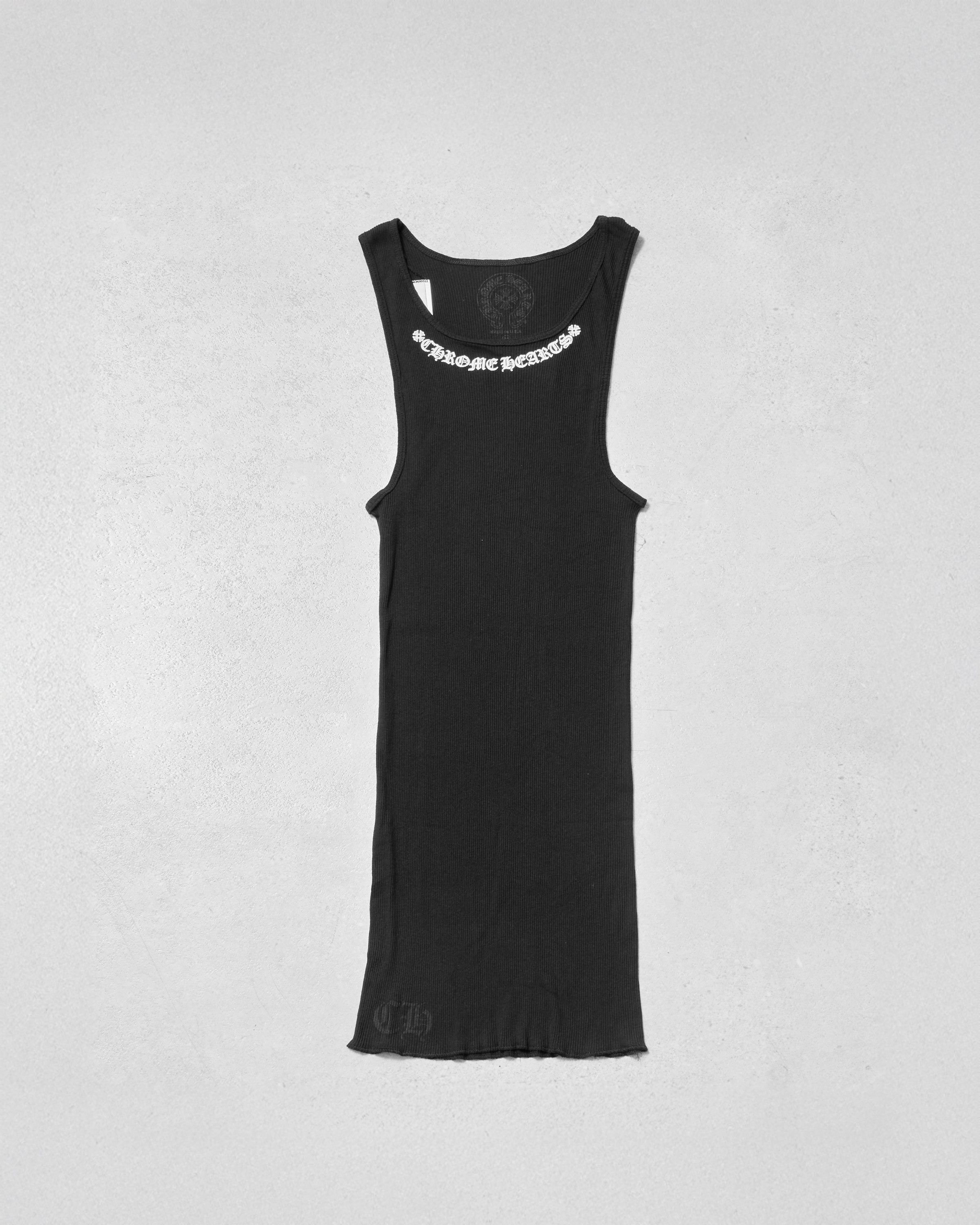 Chrome Hearts CHROME HEARTS SCROLL RIB TANK BLACK Size M / US 6-8 / IT 42-44 - 2 Thumbnail