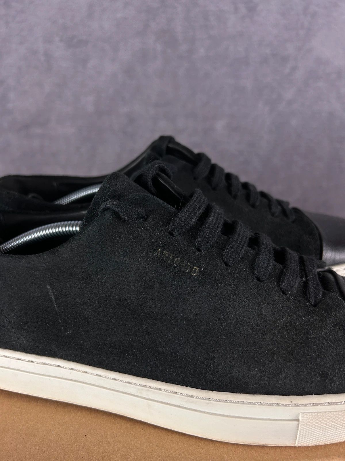 Axel Arigato × Designer Axel Arigato Cap-Toe suede sneakers black classic Size US 10 / EU 43 - 6 Thumbnail