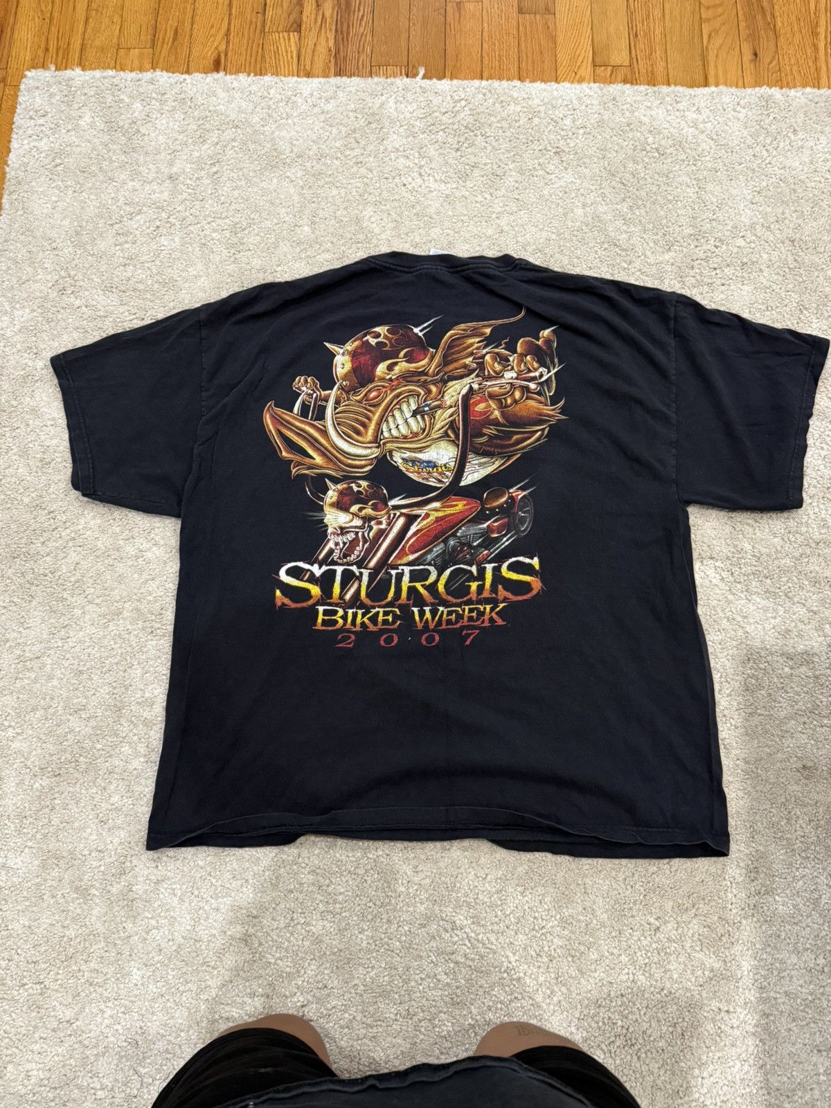 Harley Davidson × Vintage Vintage Sturgis Bike Week Tee sz 2XL Size US XXL / EU 58 / 5 - 2 Thumbnail