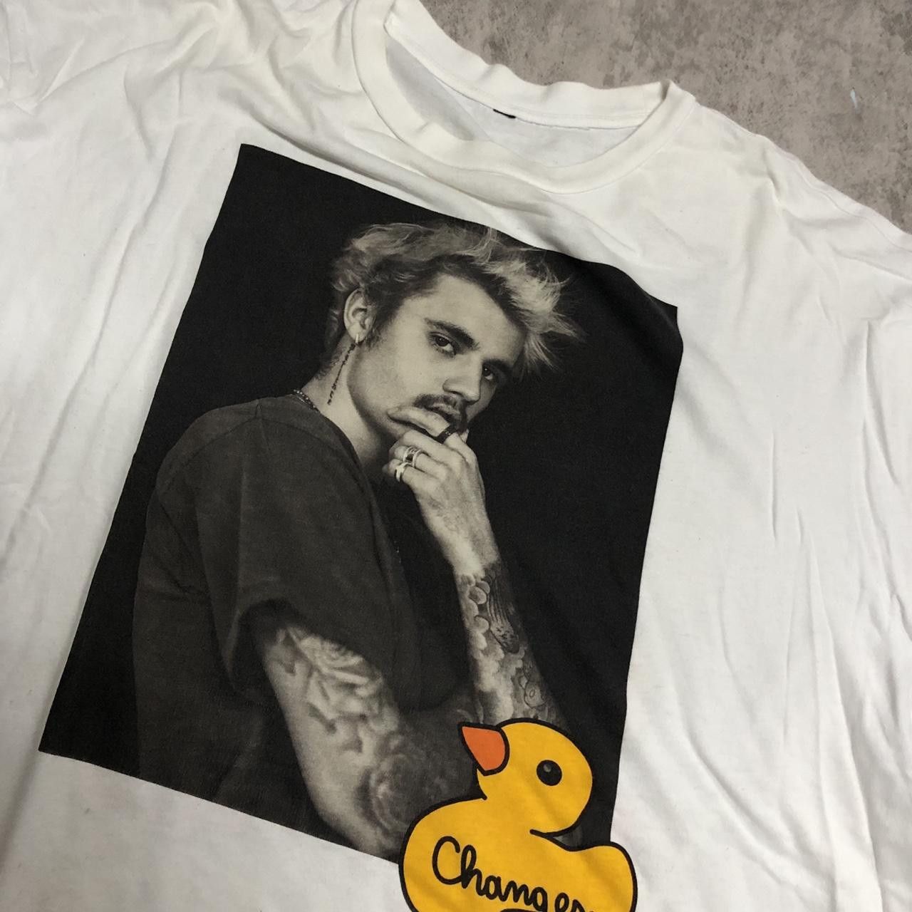 Other Bieber Changes white cotton tee #BieberChanges Size US L / EU 52-54 / 3 - 4 Thumbnail
