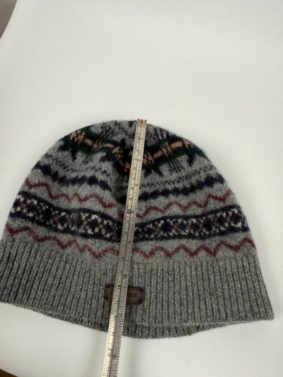 Barbour Barbour Wool Beanie Men One Size Geometric Pattern Size ONE SIZE - 14 Thumbnail